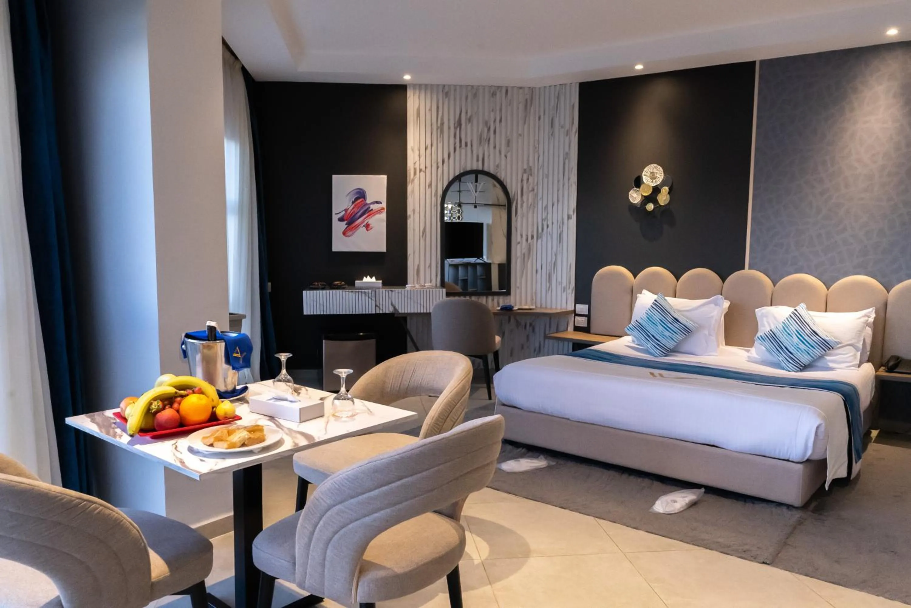 Bedroom, Bed in THE V Luxury Resort Sahl Hasheesh