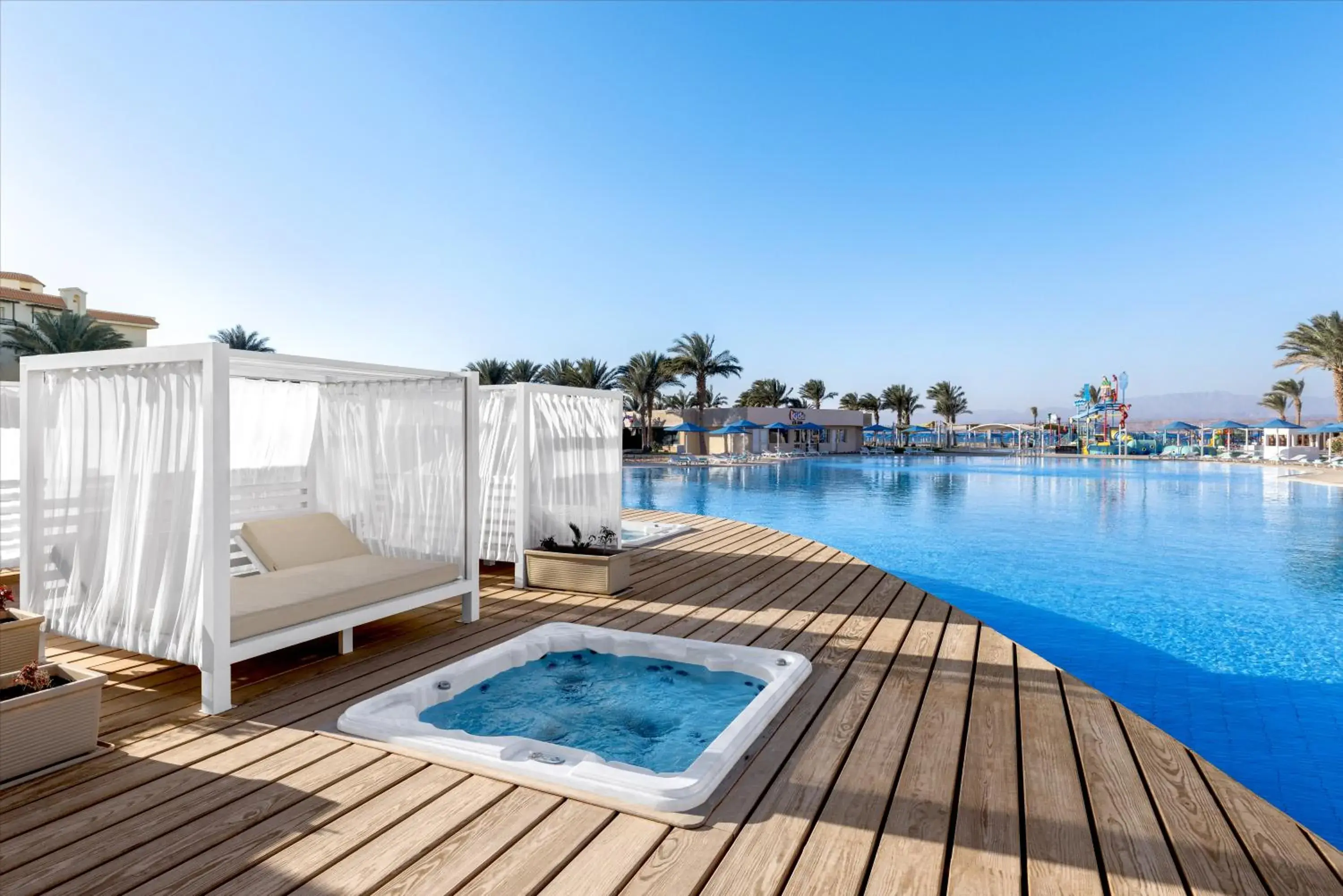 Swimming pool in THE V Luxury Resort Sahl Hasheesh Swimming pool in THE V Luxury Resort Sahl Hasheesh