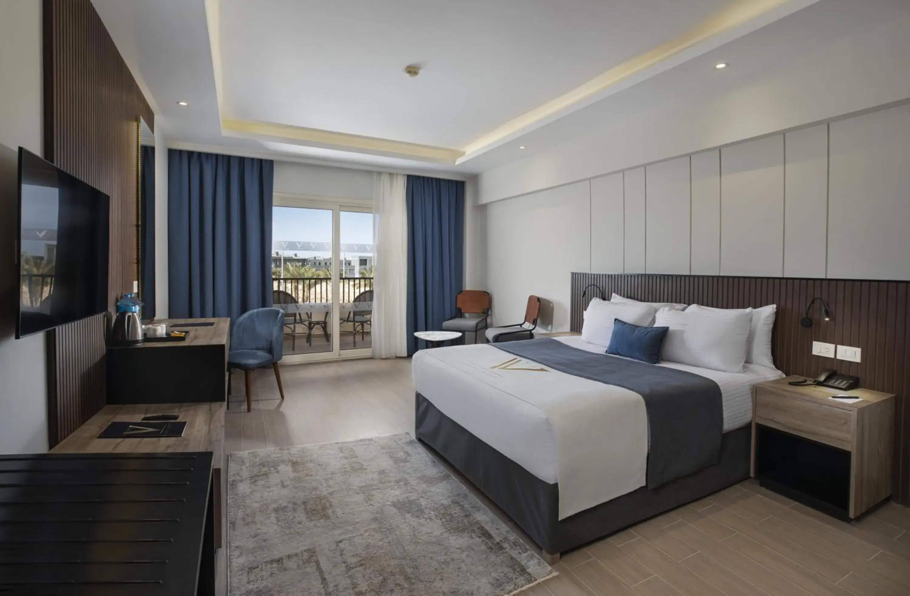 Bedroom, Bed in THE V Luxury Resort Sahl Hasheesh Bedroom, Bed in THE V Luxury Resort Sahl Hasheesh