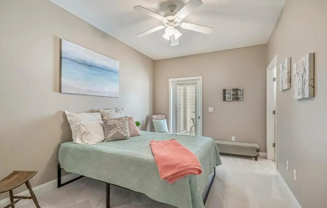 Bed in Stunning Ocean Breeze Luxury Villas 4D-Across The Street From The Ocean! Sleeps 10 guests!