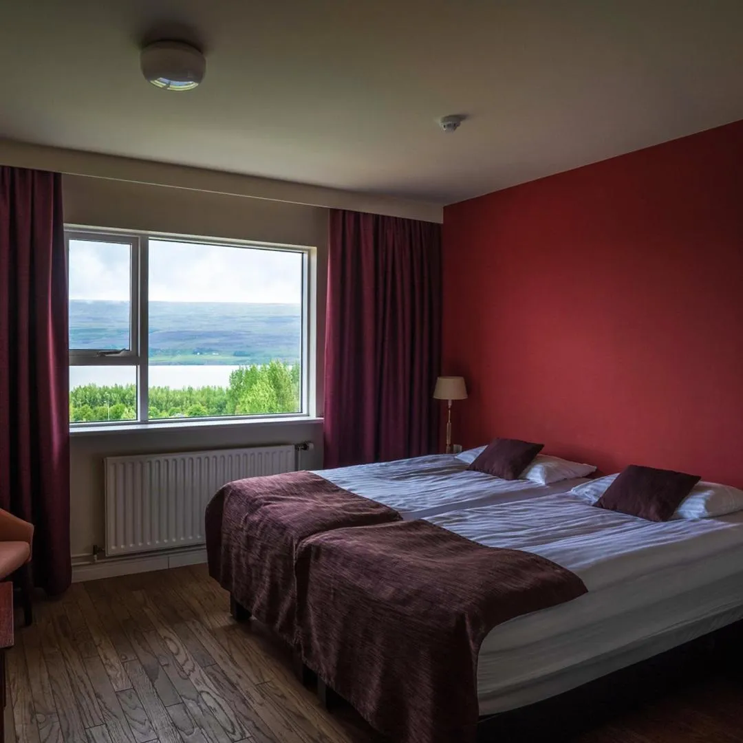 Bed in Hotel Hallormsstadur