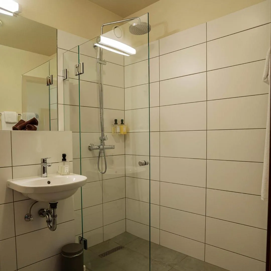 Shower in Hotel Hallormsstadur