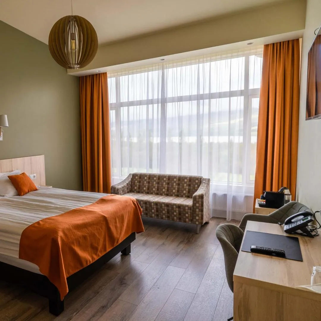 Bed in Hotel Hallormsstadur