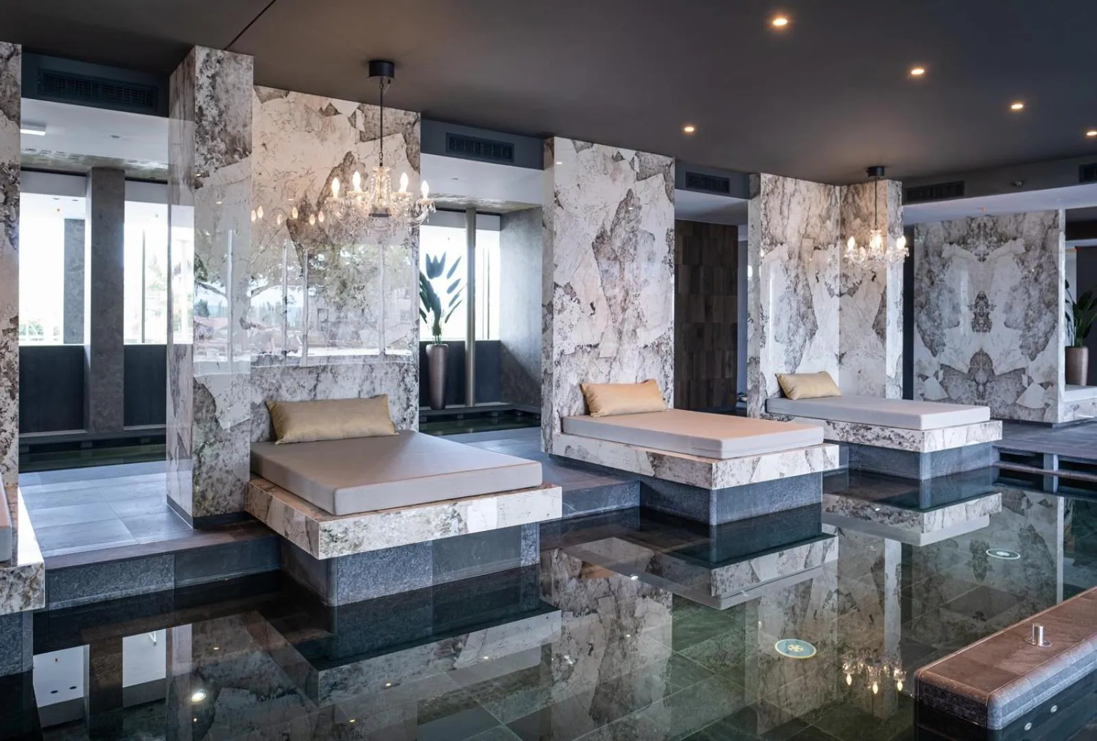 Spa and wellness centre/facilities, Bed in Hotel Vinifera Wine & Spa 5 Stars Superior