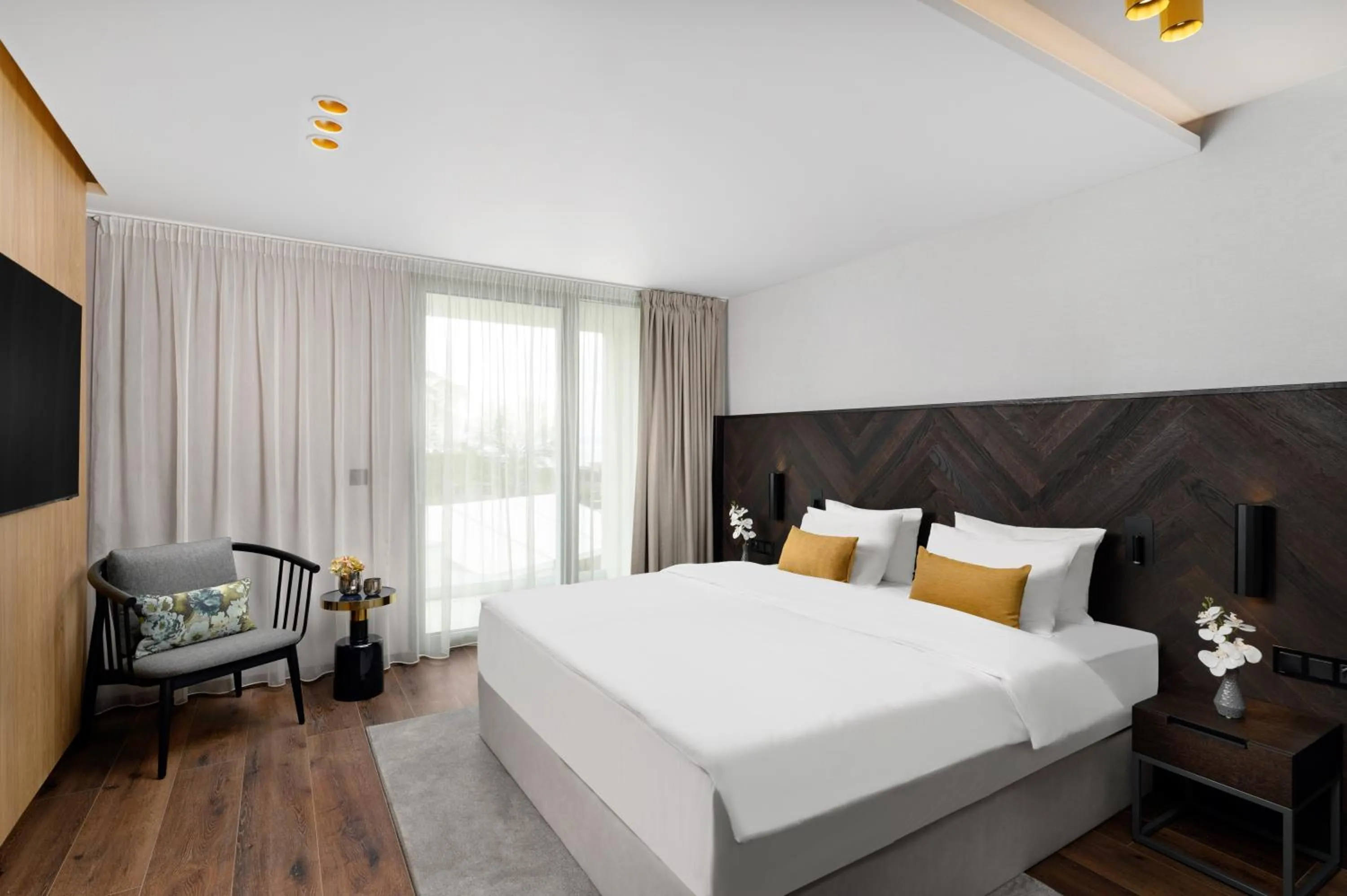 Bedroom, Bed in Hotel Vinifera Wine & Spa 5 Stars Superior