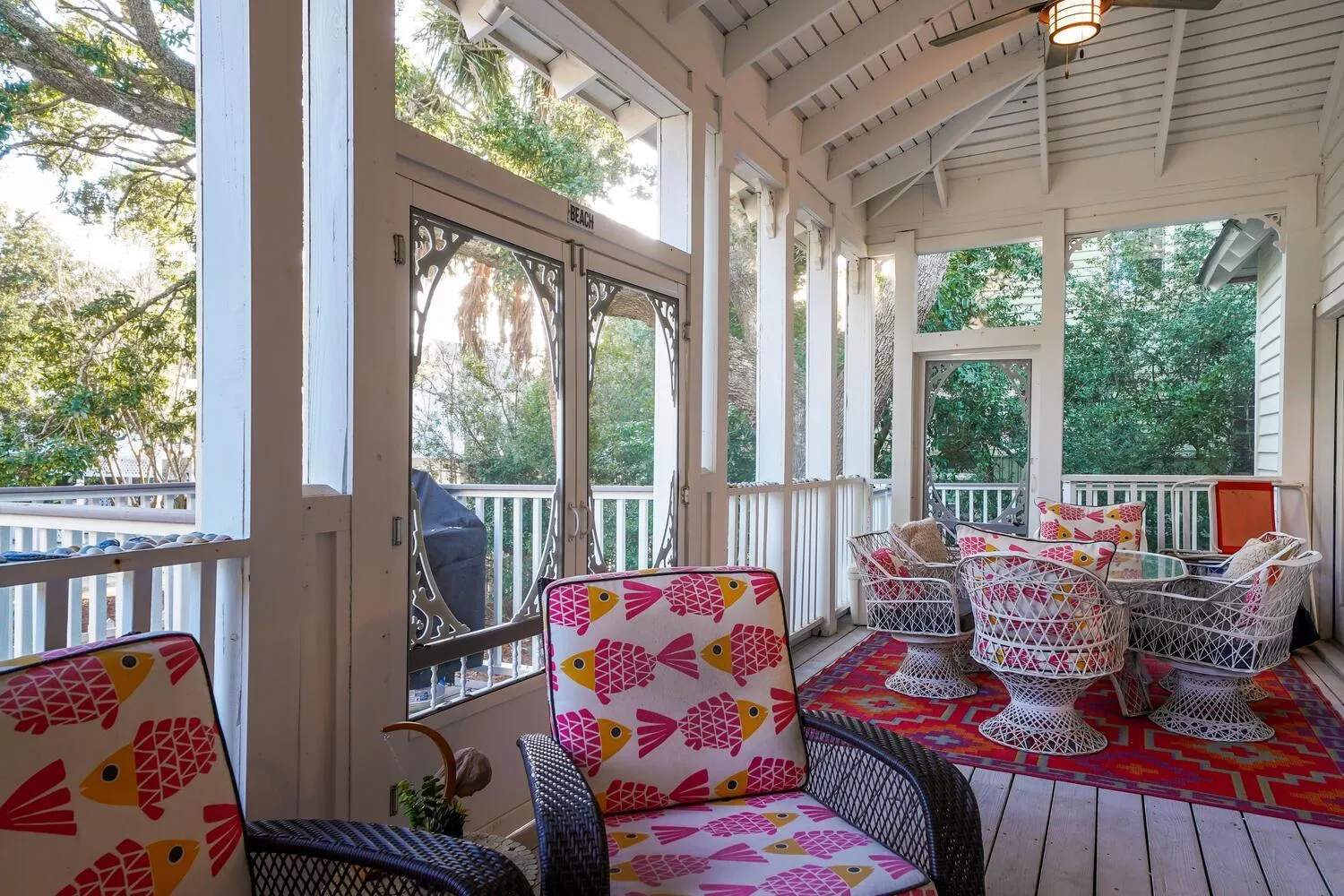 Balcony/Terrace in Seaside Cottage 81 - Pristine Grand Pavilion Home Pool Pass