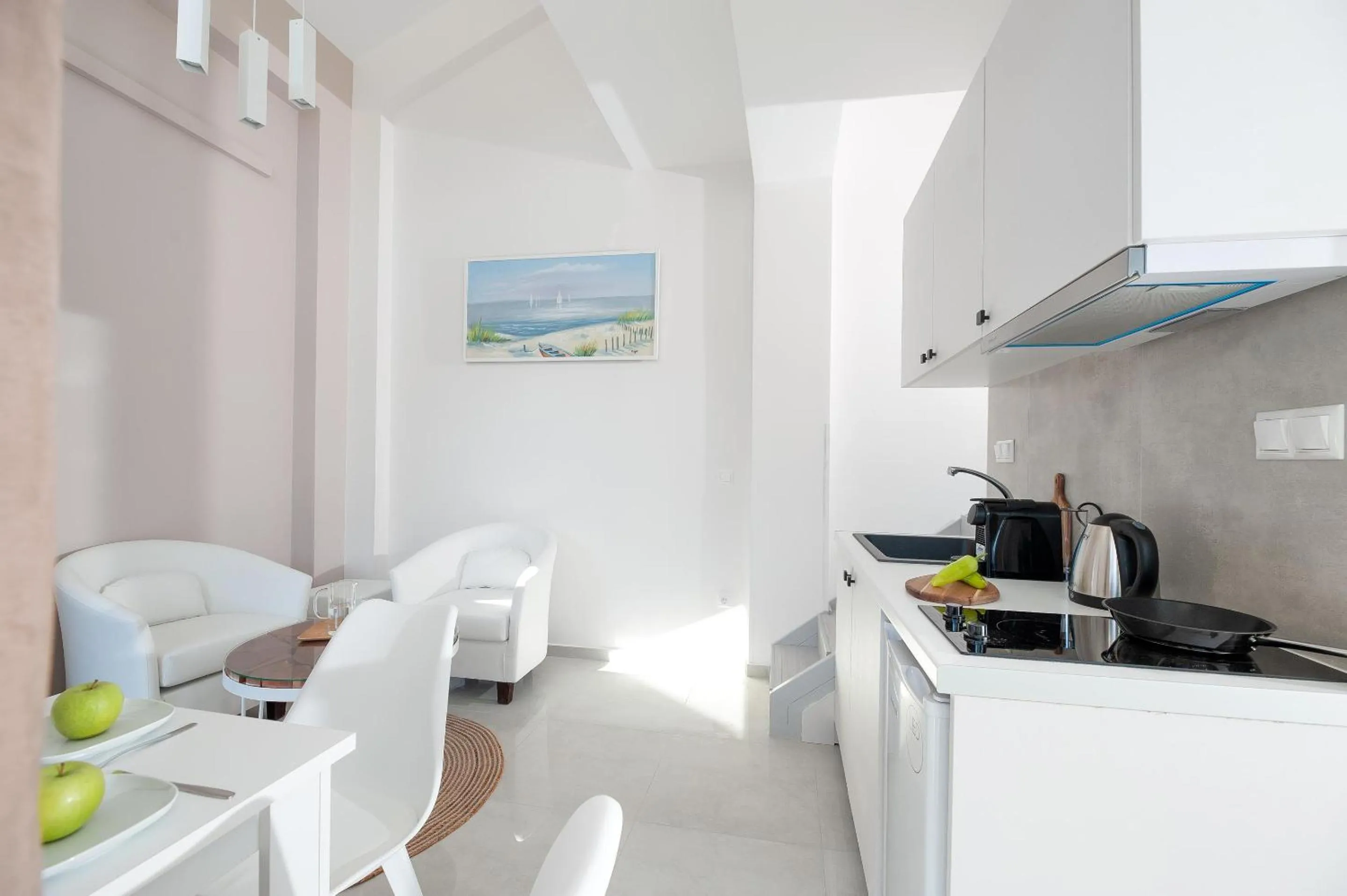 minibar in Alekos Luxury Suites - Free 24hr Transformation From To Airport