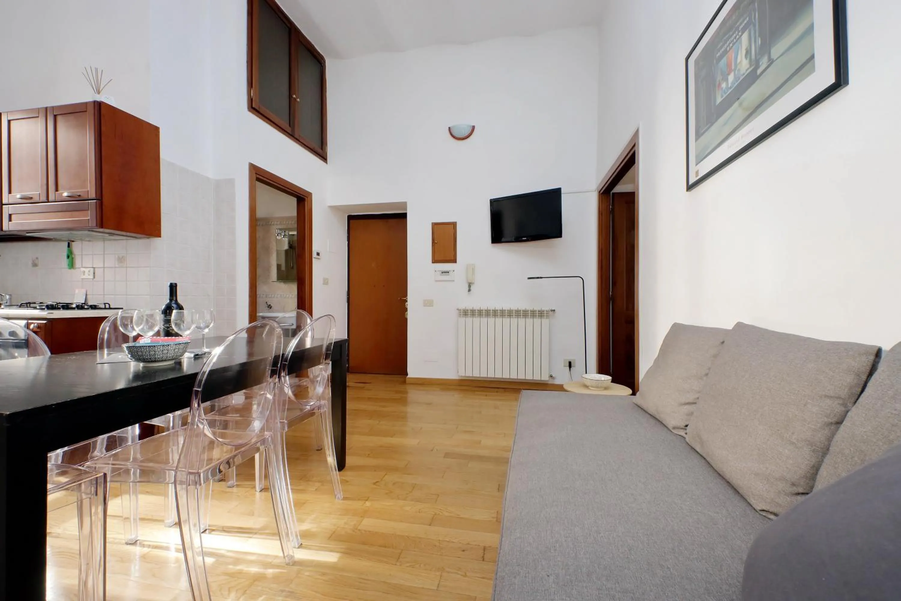 Living room in Vatican Spacious Modì Apartment