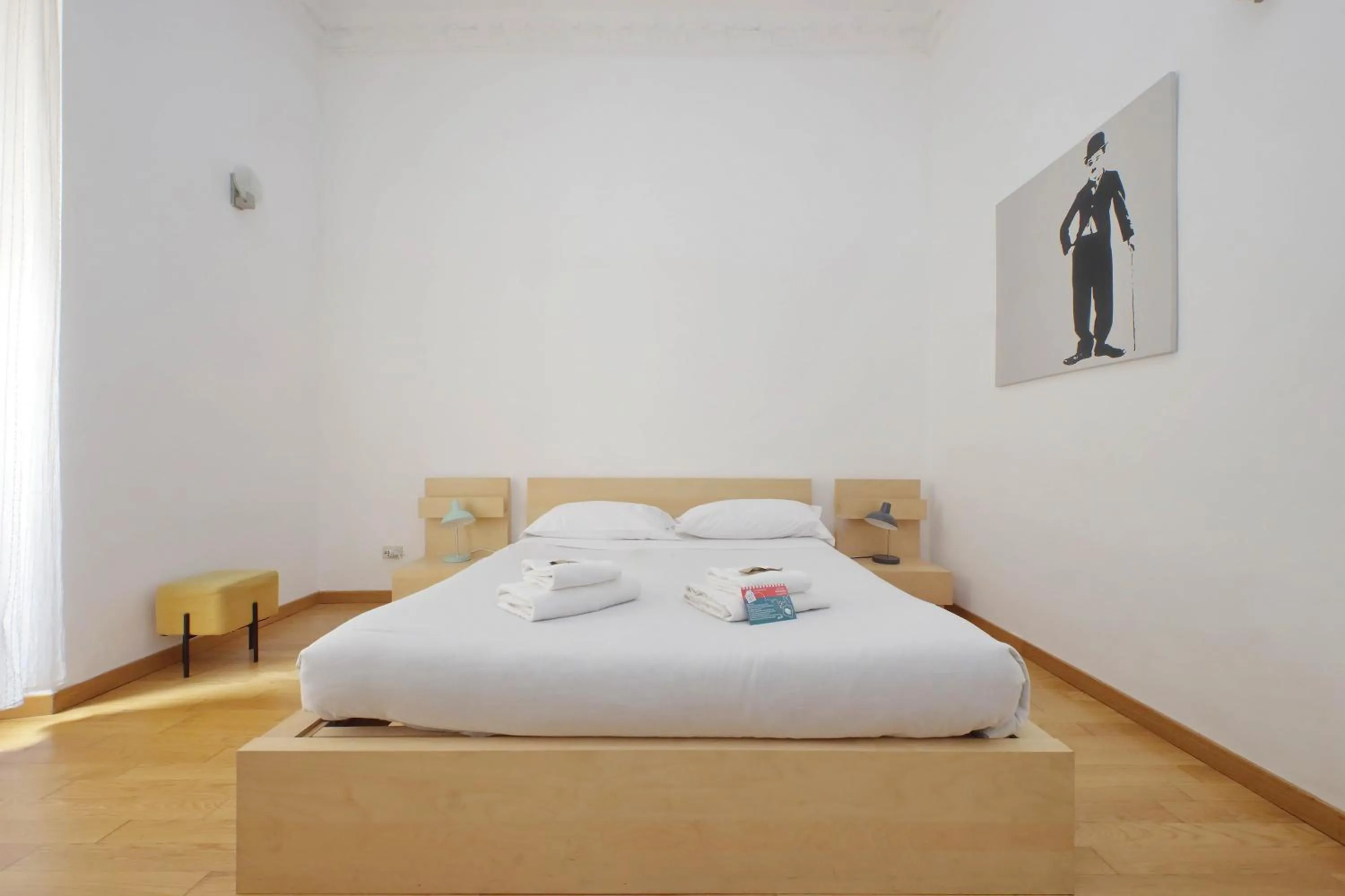 Bed in Vatican Spacious Modì Apartment
