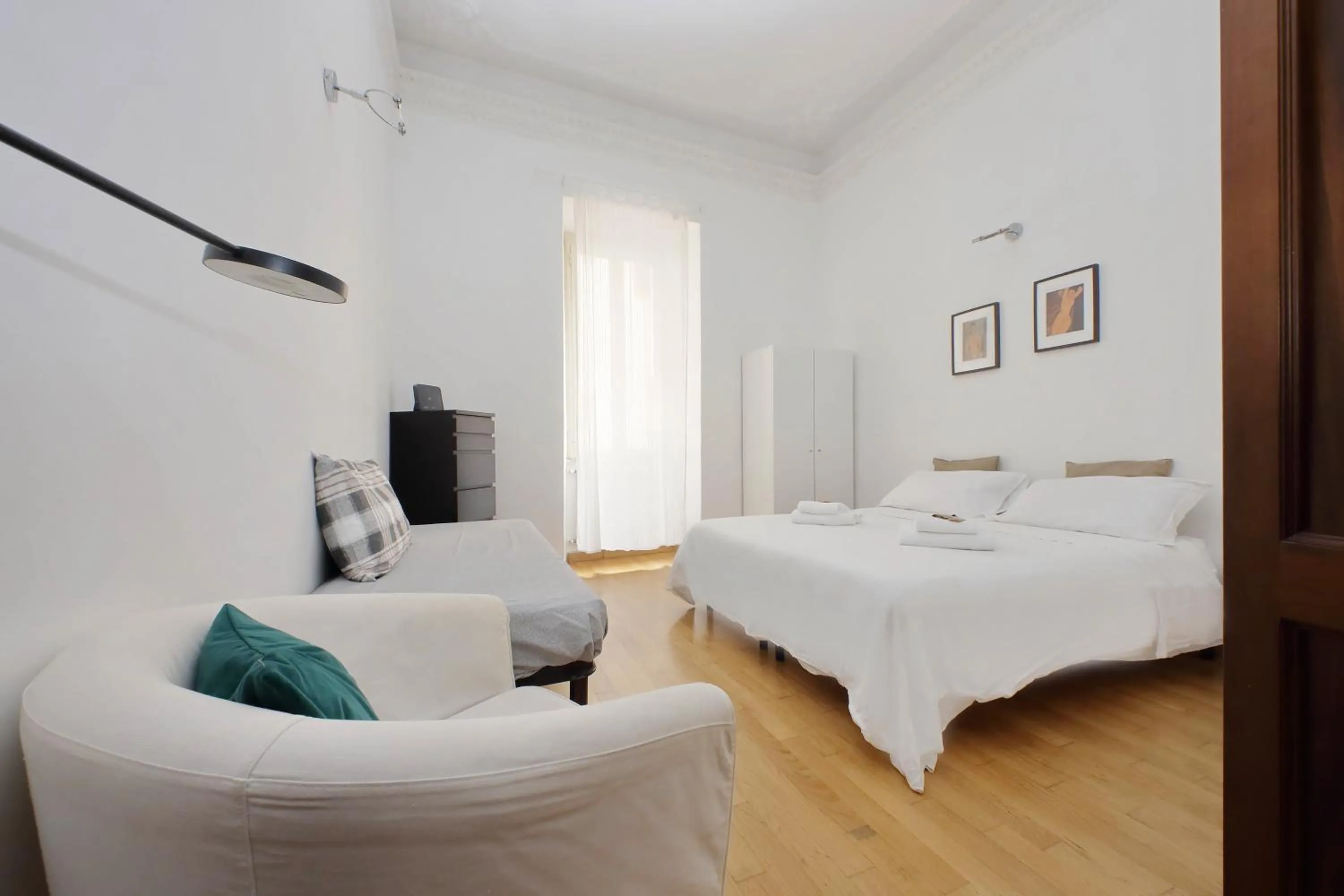 Bed in Vatican Spacious Modì Apartment