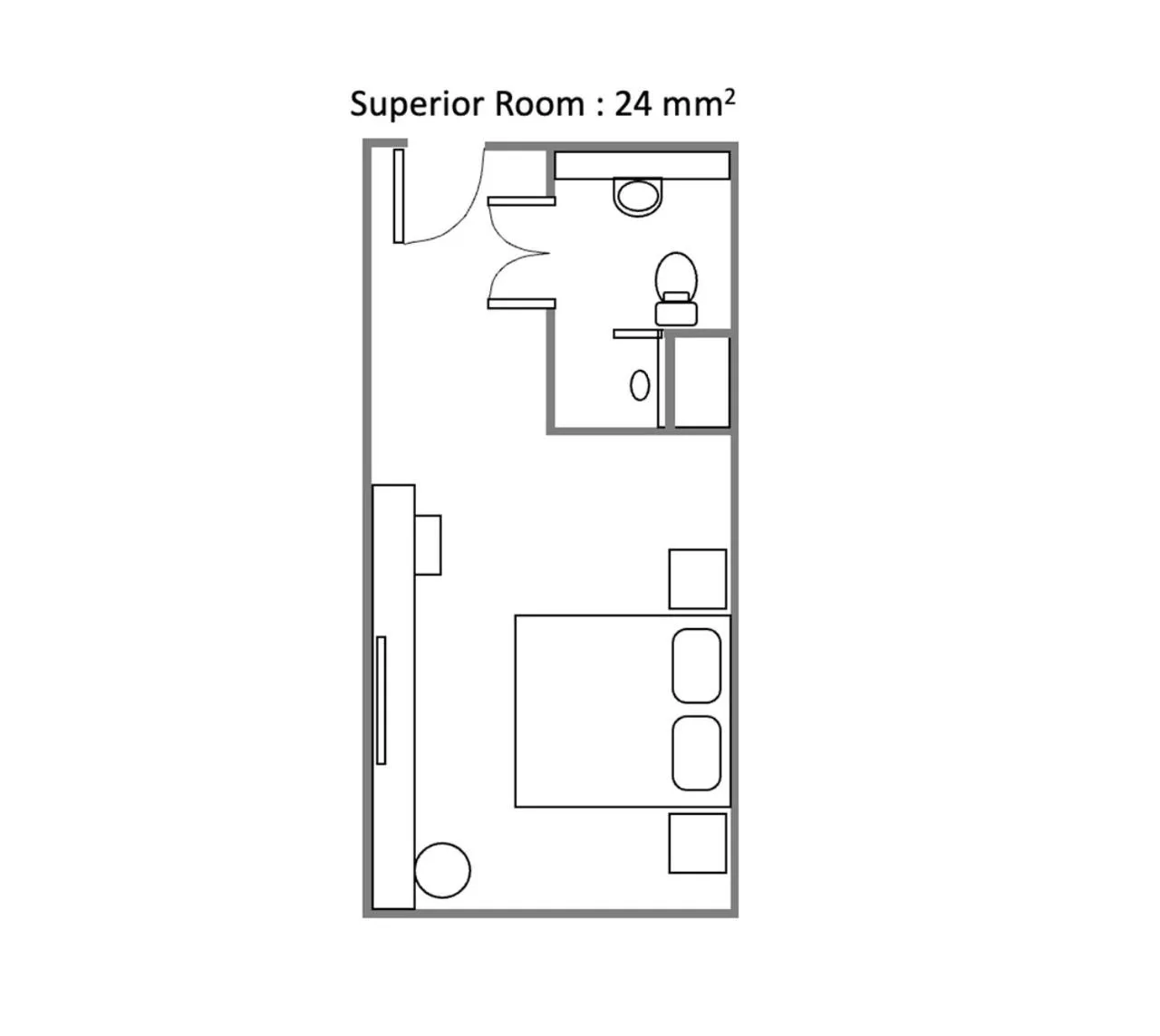 Floor plan in River Home Bangkok