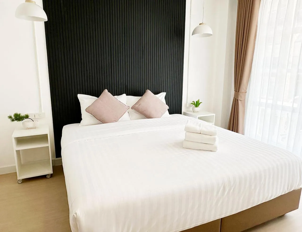 Bed in River Home Bangkok