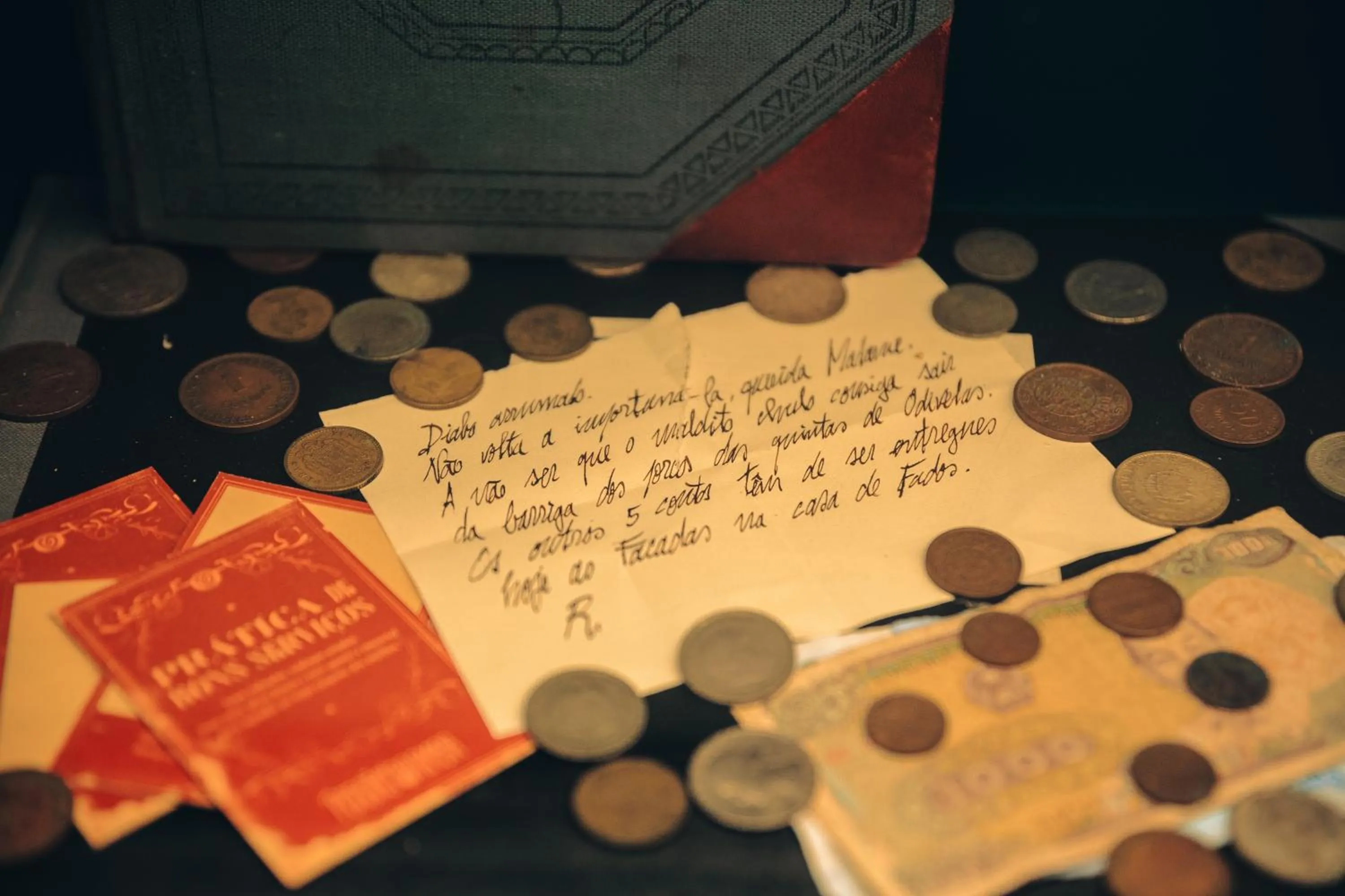 Decorative detail in Pensão Amor Madam's Lodge