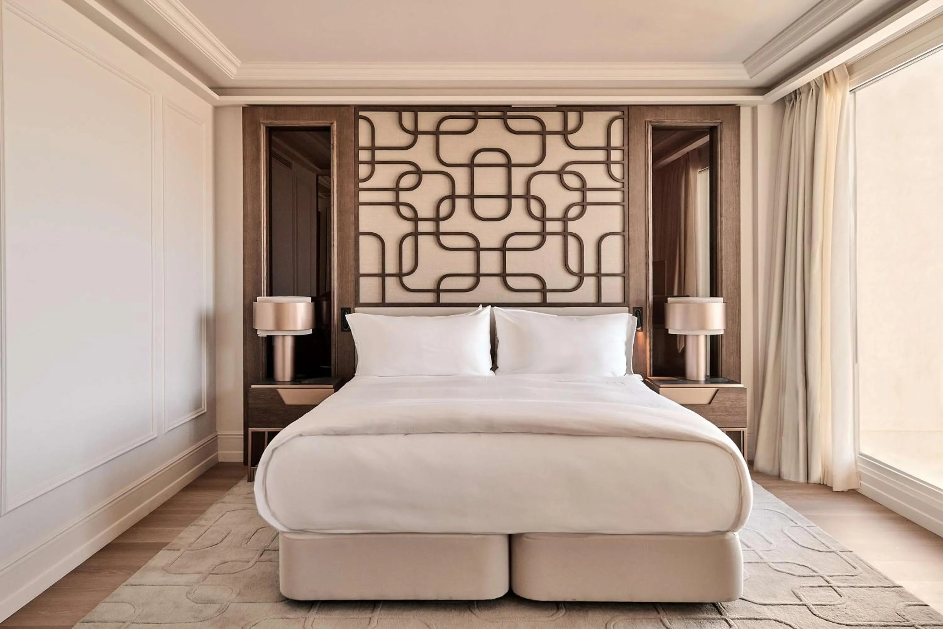 Photo of the whole room, Bed in Nobu Hotel San Sebastián