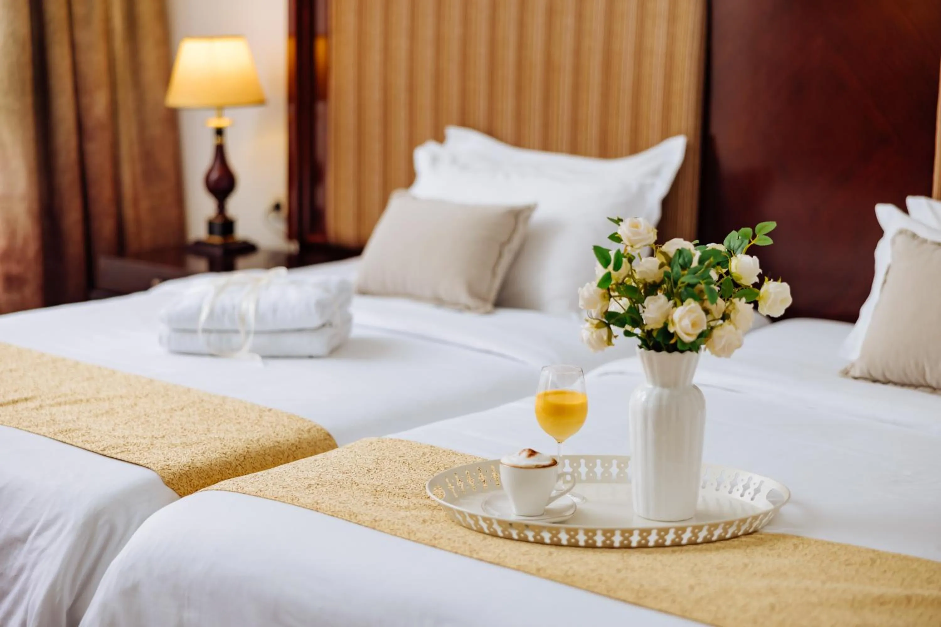 Bed in Garni Hotel Planeta Inn