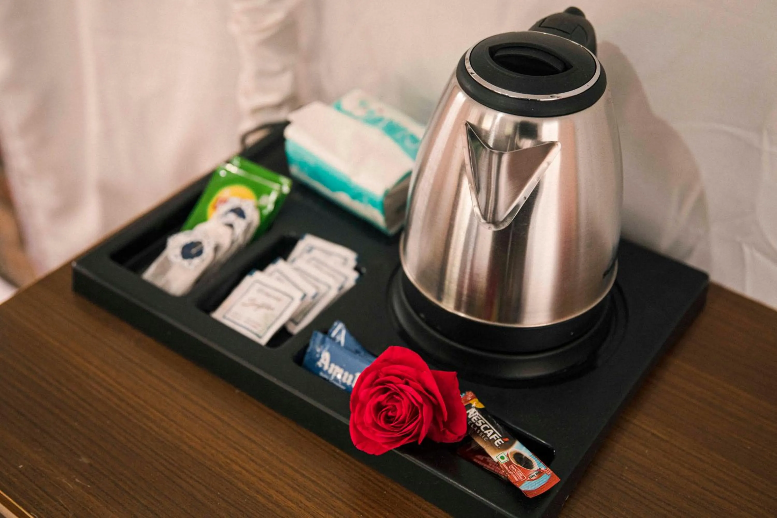 Coffee/tea facilities in The Kamru Riverside Camps and Resorts