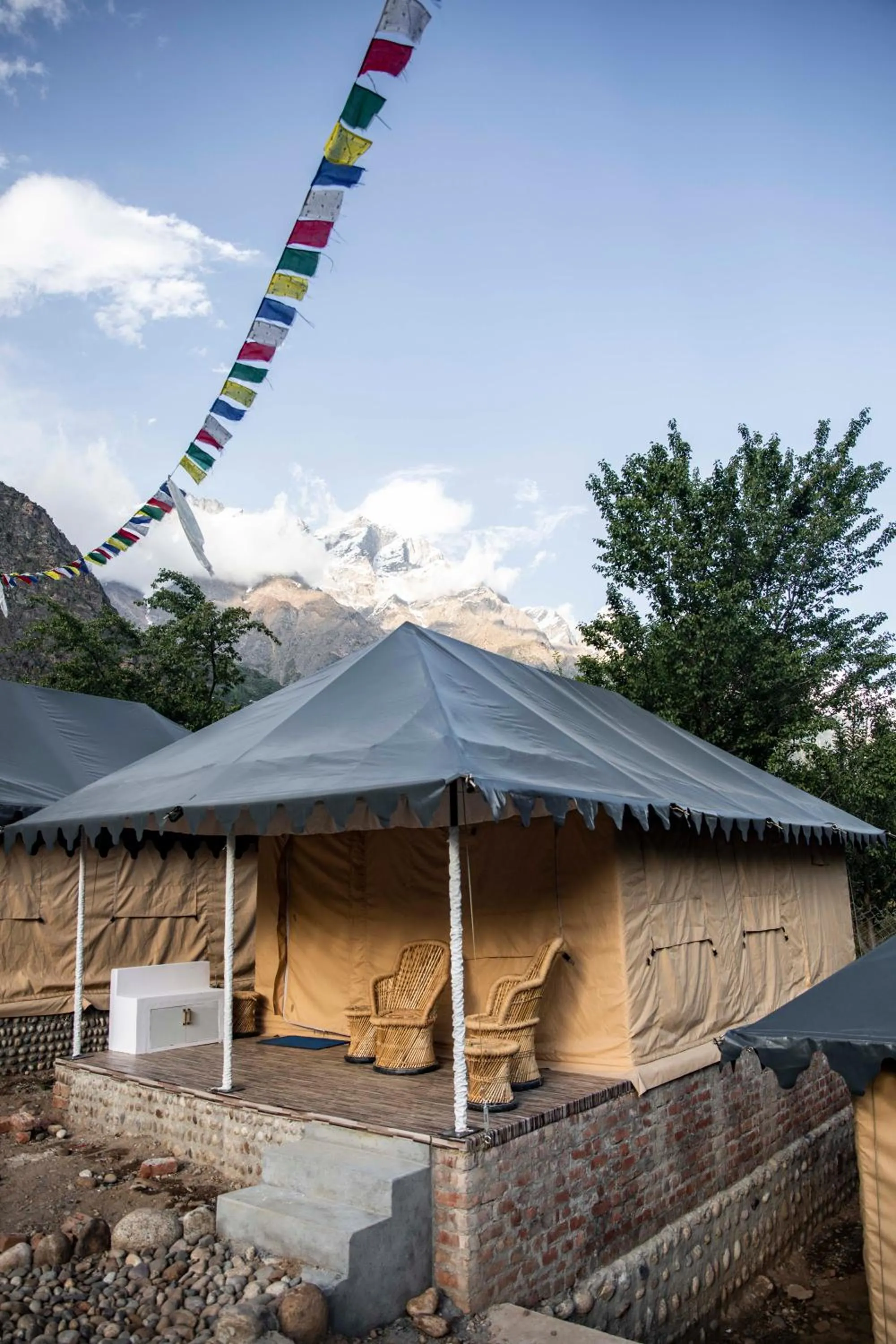 Mountain view in The Kamru Riverside Camps and Resorts