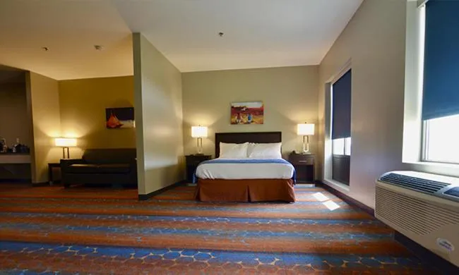 Bed in 7Clans Hotel & Resort