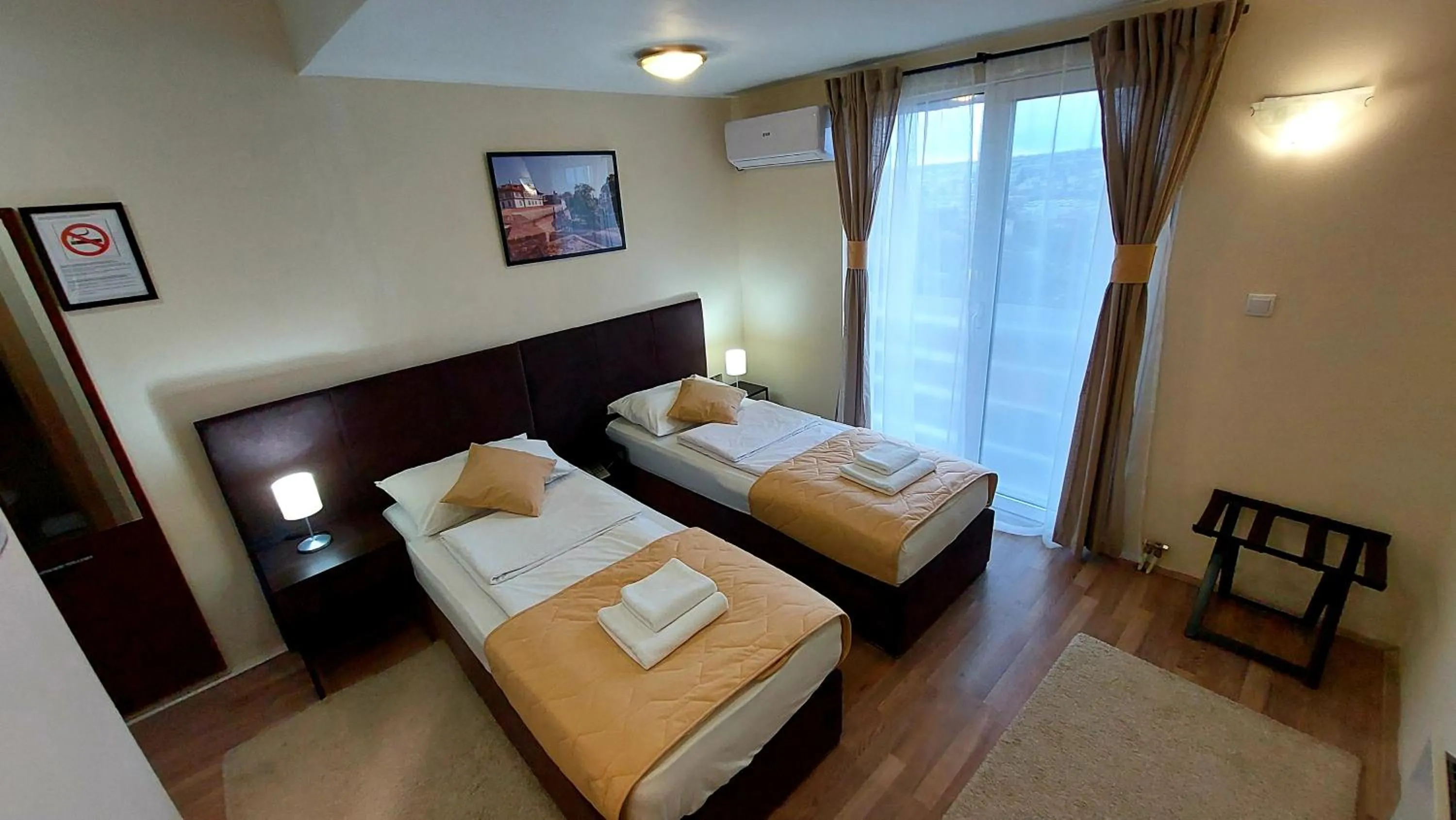 Bed in Hotel Villa Panorama