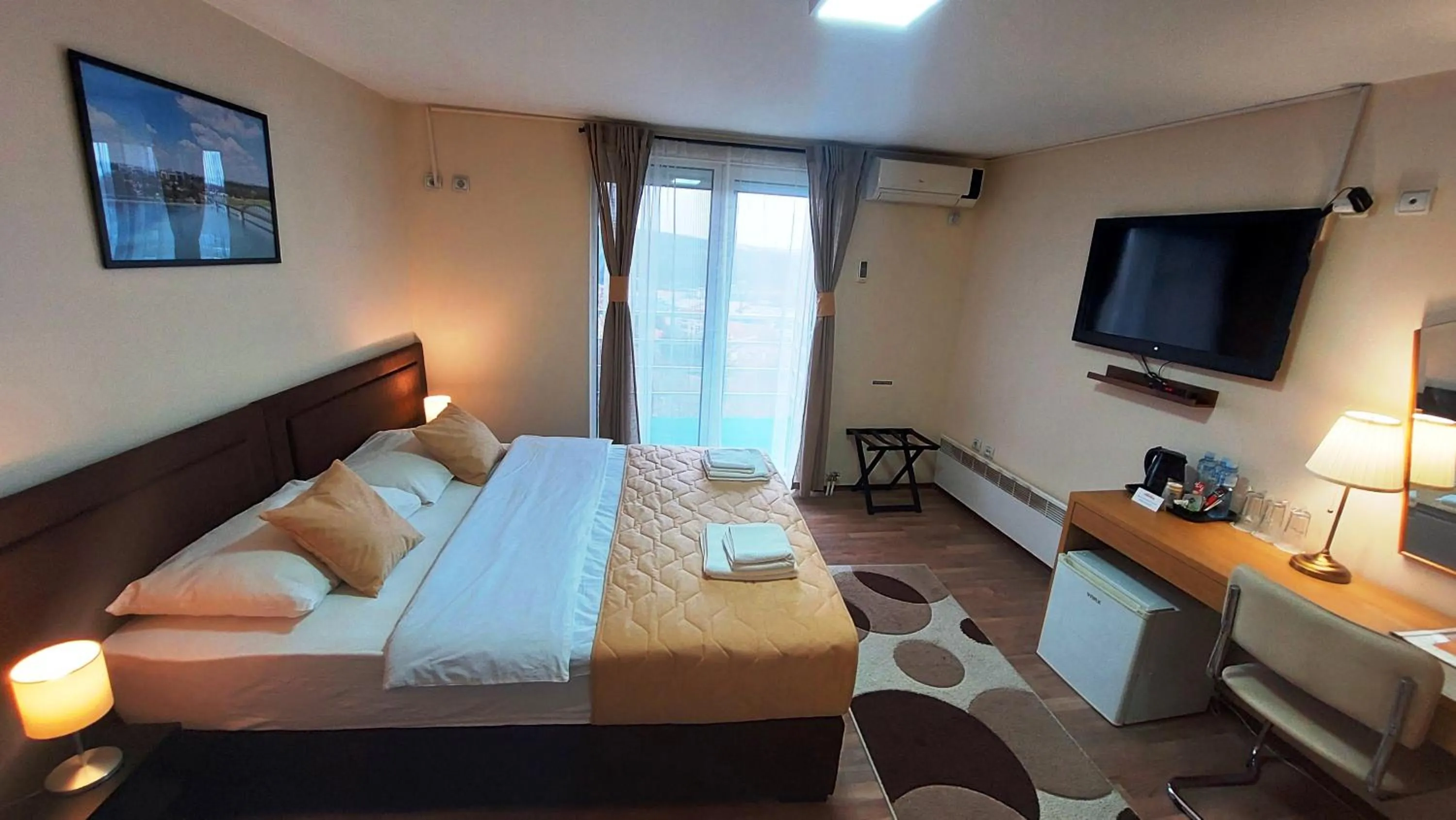 Bed in Hotel Villa Panorama