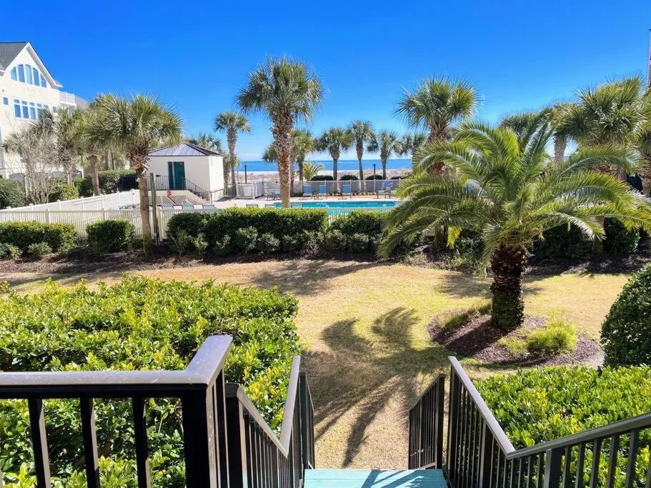 Garden in Summer House 109 - Beach and Pool Walkout - 30 Seconds to Sand