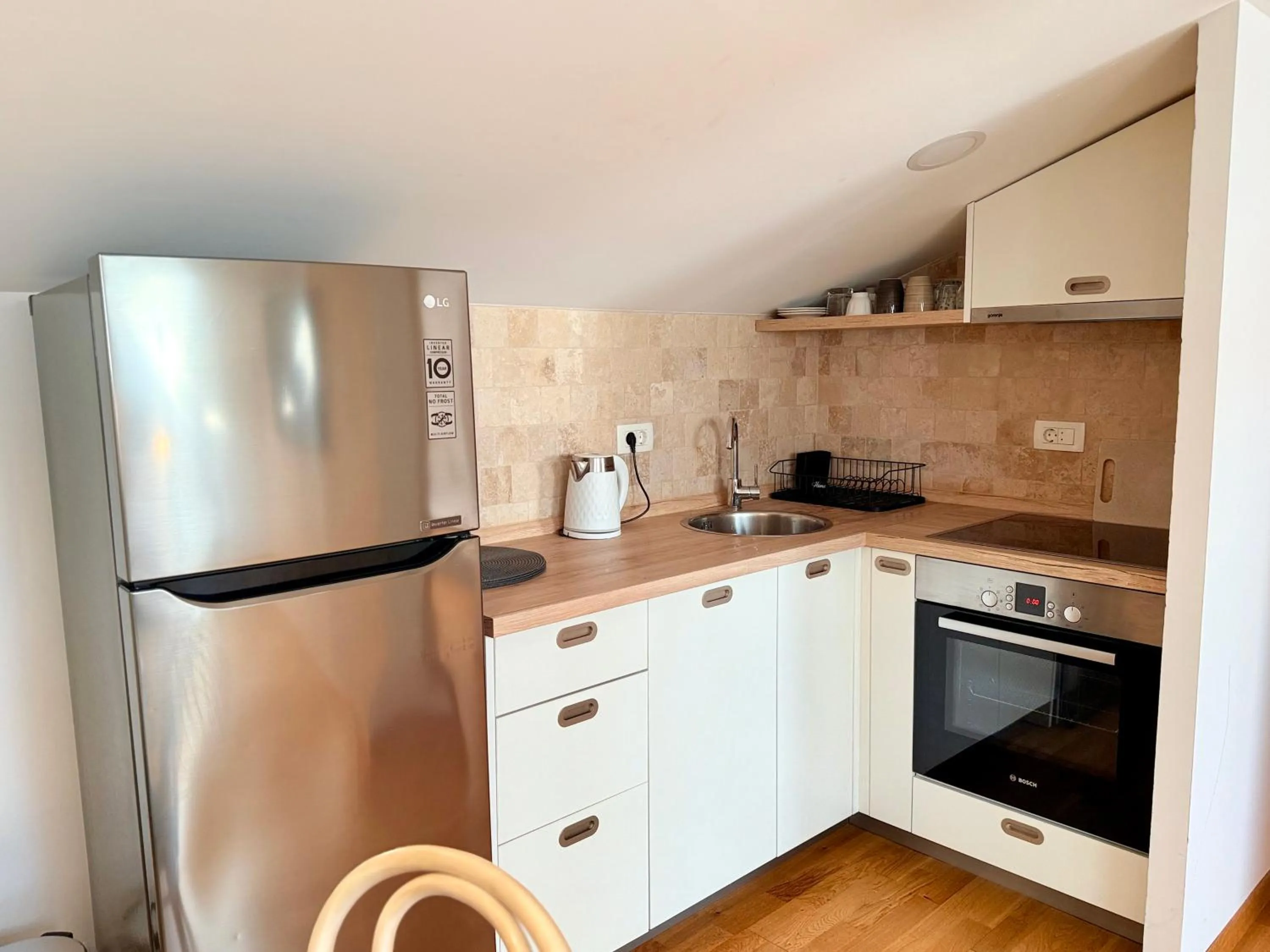 Kitchen or kitchenette in Villa Perla Di Mare Budva
