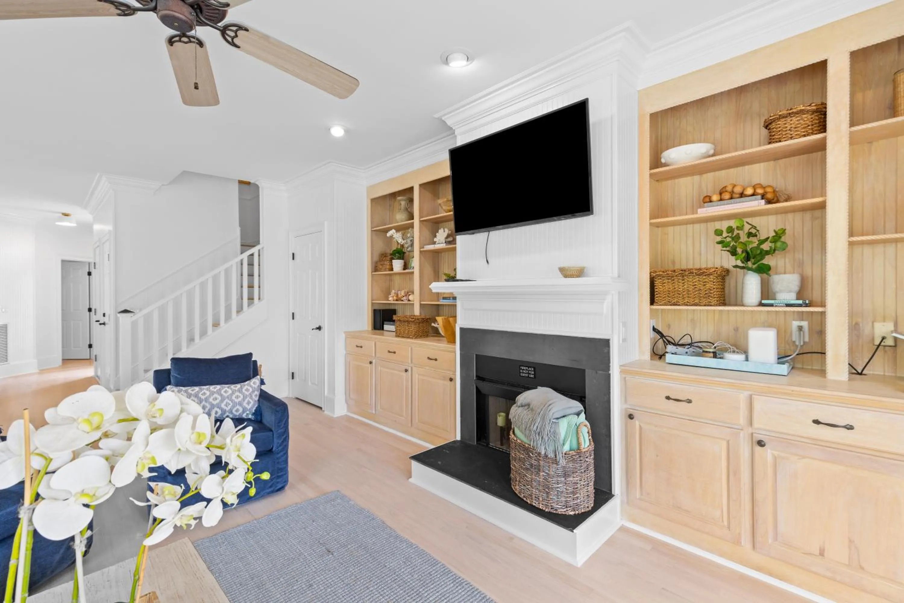 Living room in 3 Summer Dunes - Classic Ocean View Beach House!