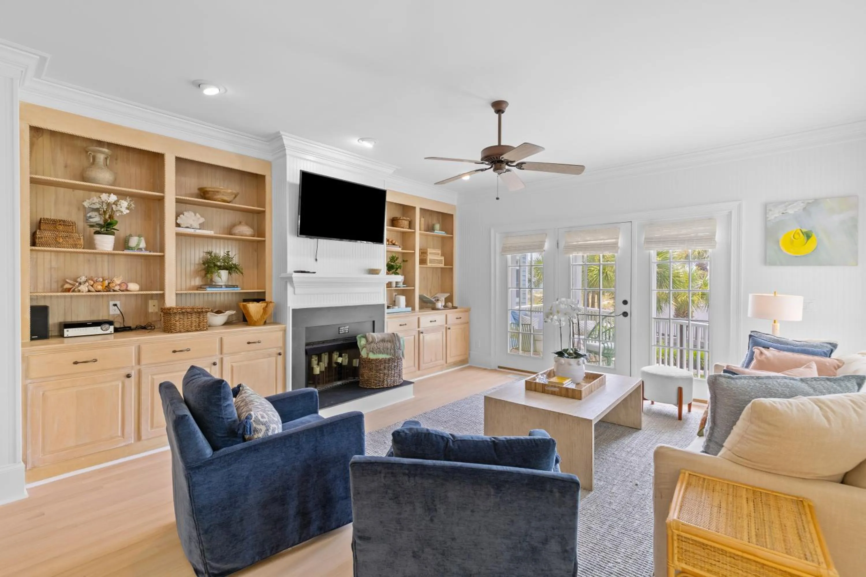 Living room in 3 Summer Dunes - Classic Ocean View Beach House!