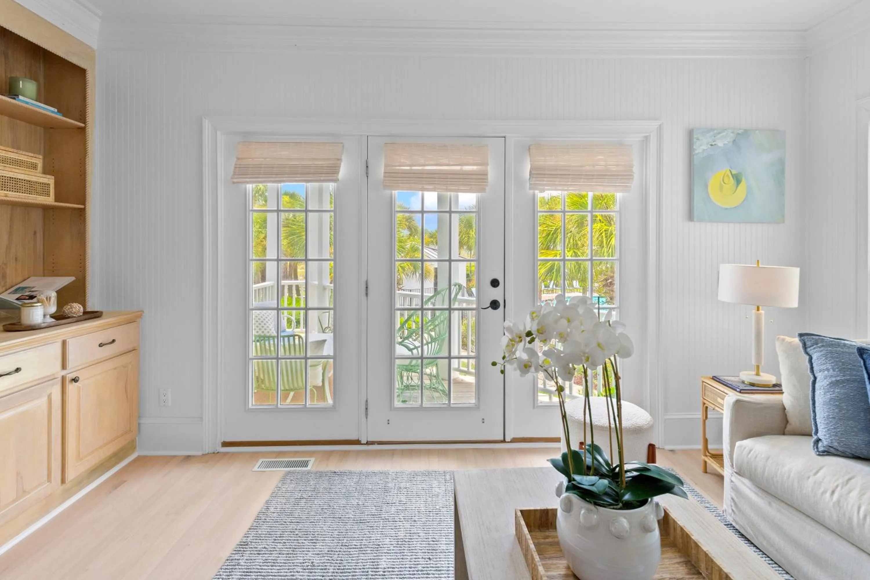 Living room in 3 Summer Dunes - Classic Ocean View Beach House!