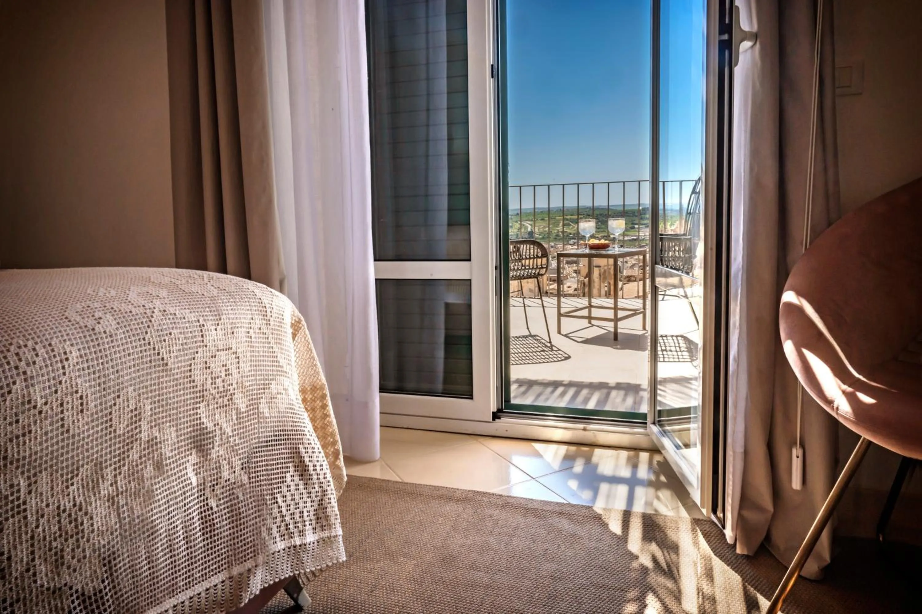 View (from property/room) in Aria Rooms and Terrace