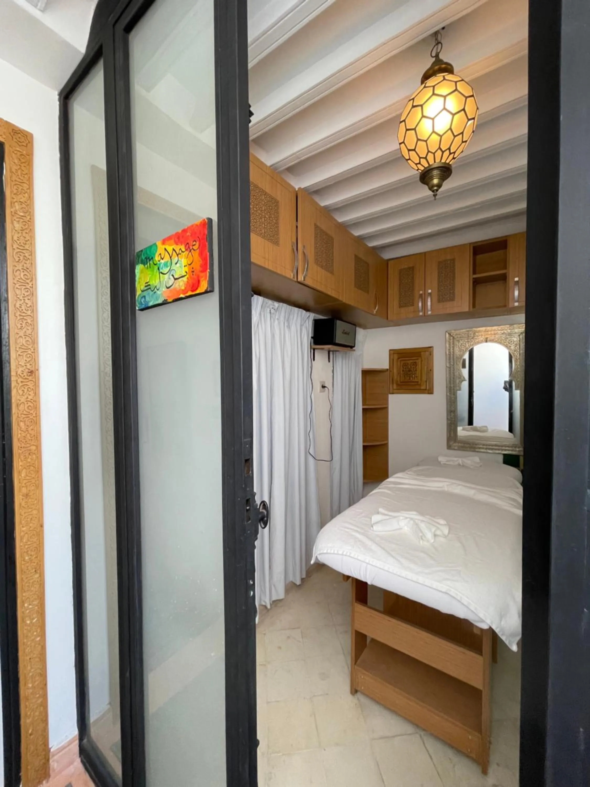 Bed in RIAD LUXE LOCATION le GRIZZLY