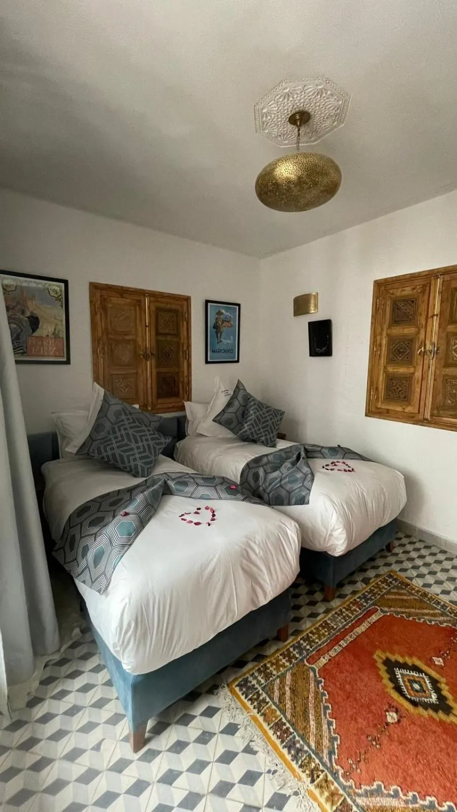 Bed in RIAD LUXE LOCATION le GRIZZLY