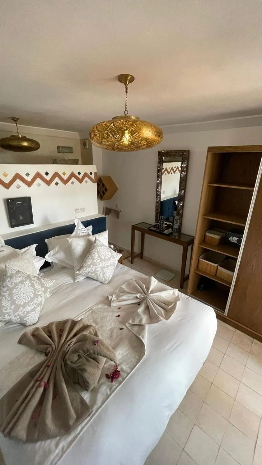 Bed in RIAD LUXE LOCATION le GRIZZLY