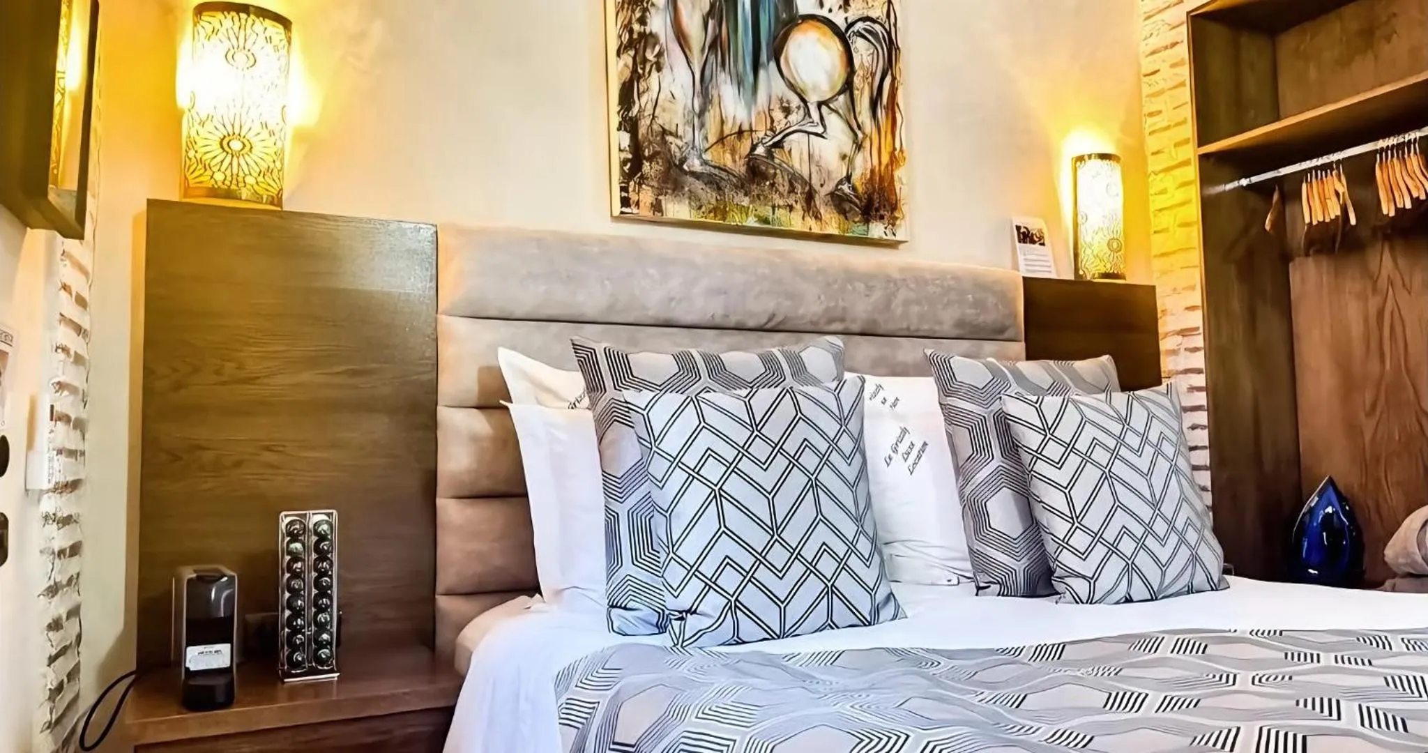 Bed in RIAD LUXE LOCATION le GRIZZLY