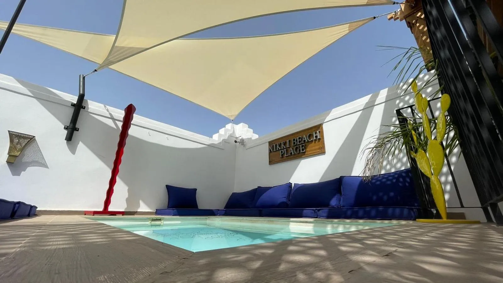 Patio in RIAD LUXE LOCATION le GRIZZLY