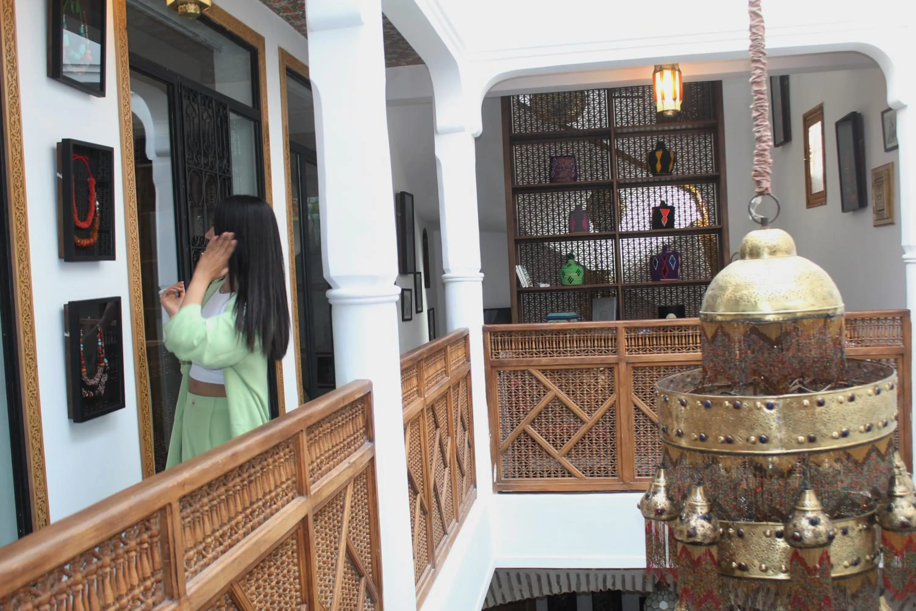 Balcony/Terrace in RIAD LUXE LOCATION le GRIZZLY