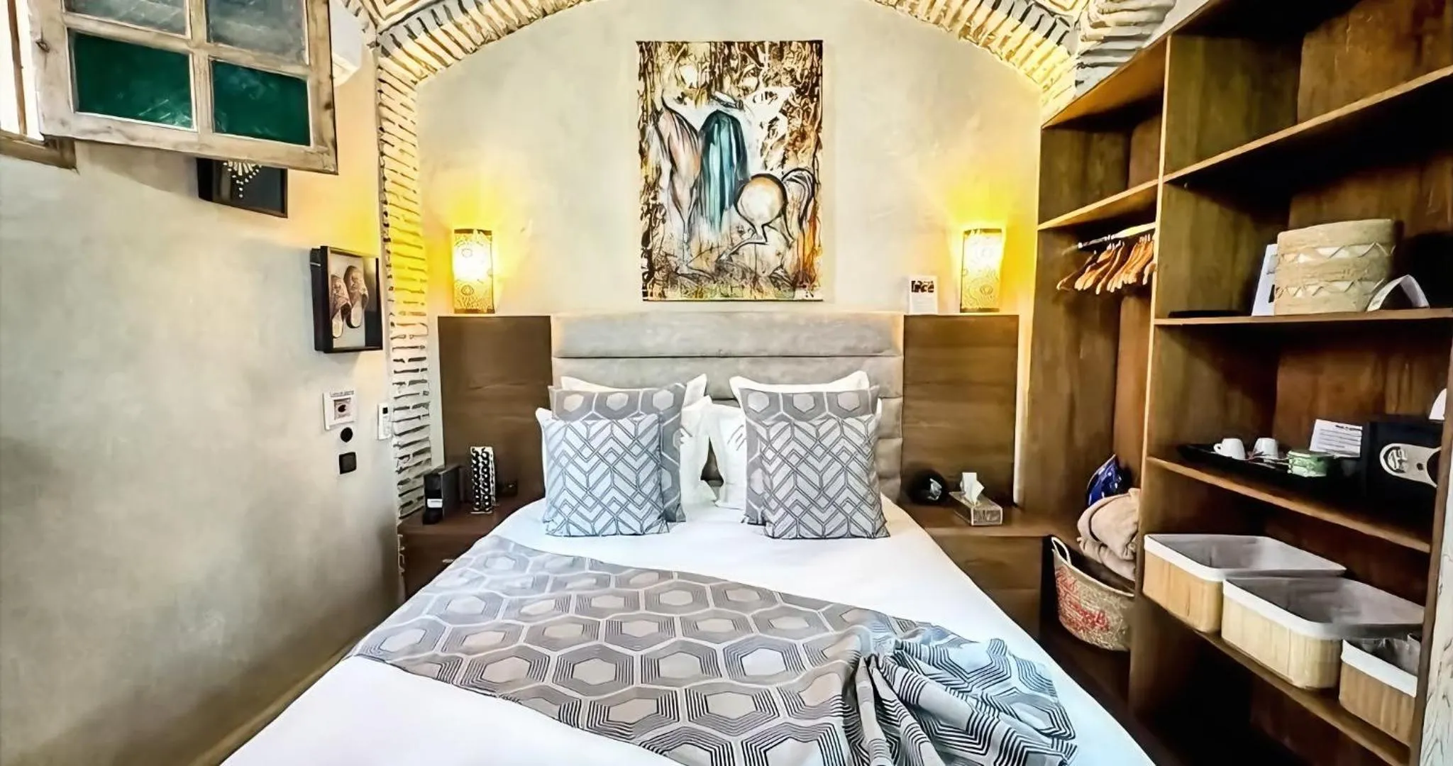 Bed in RIAD LUXE LOCATION le GRIZZLY
