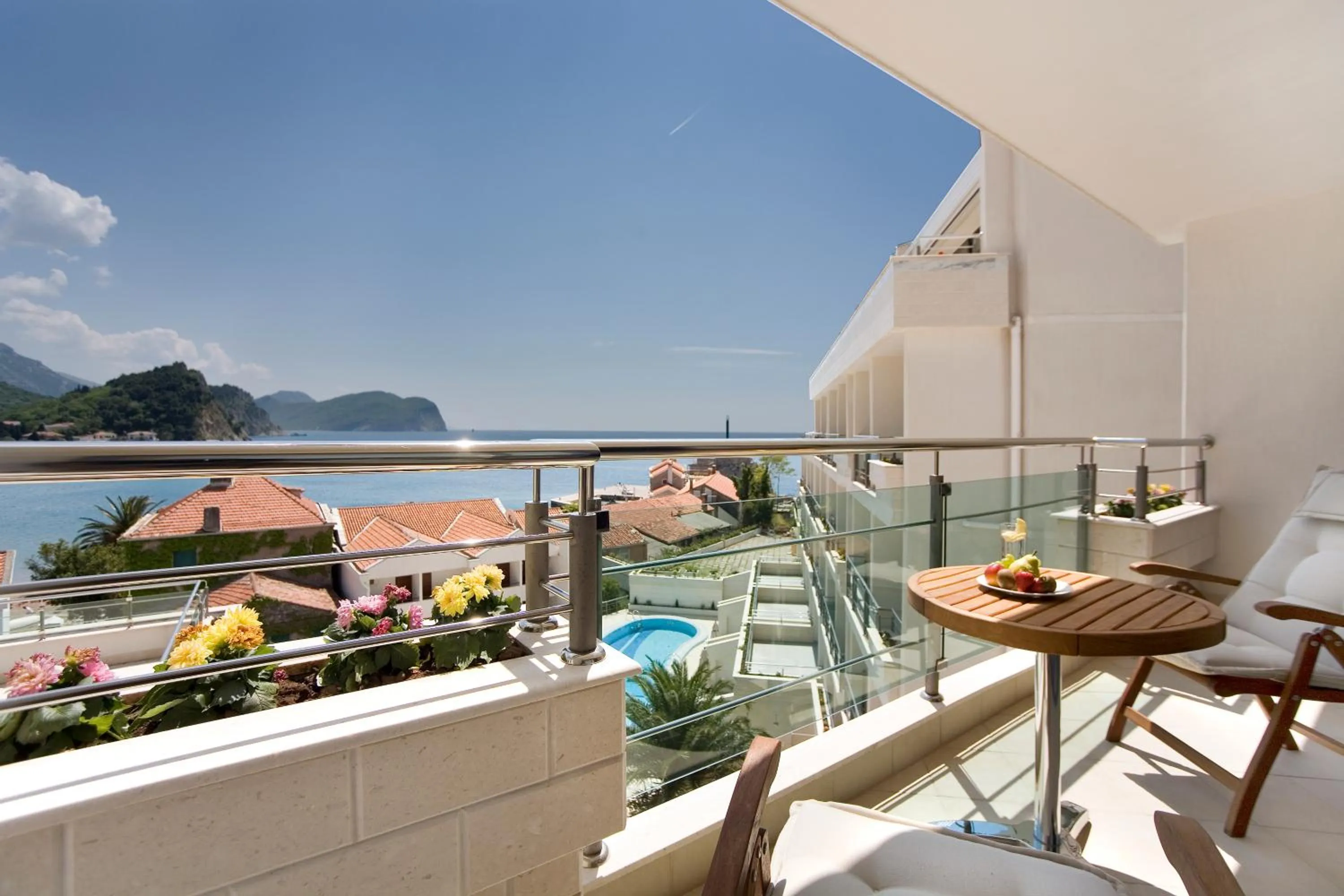 Balcony/Terrace in Monte Casa SPA & Wellness