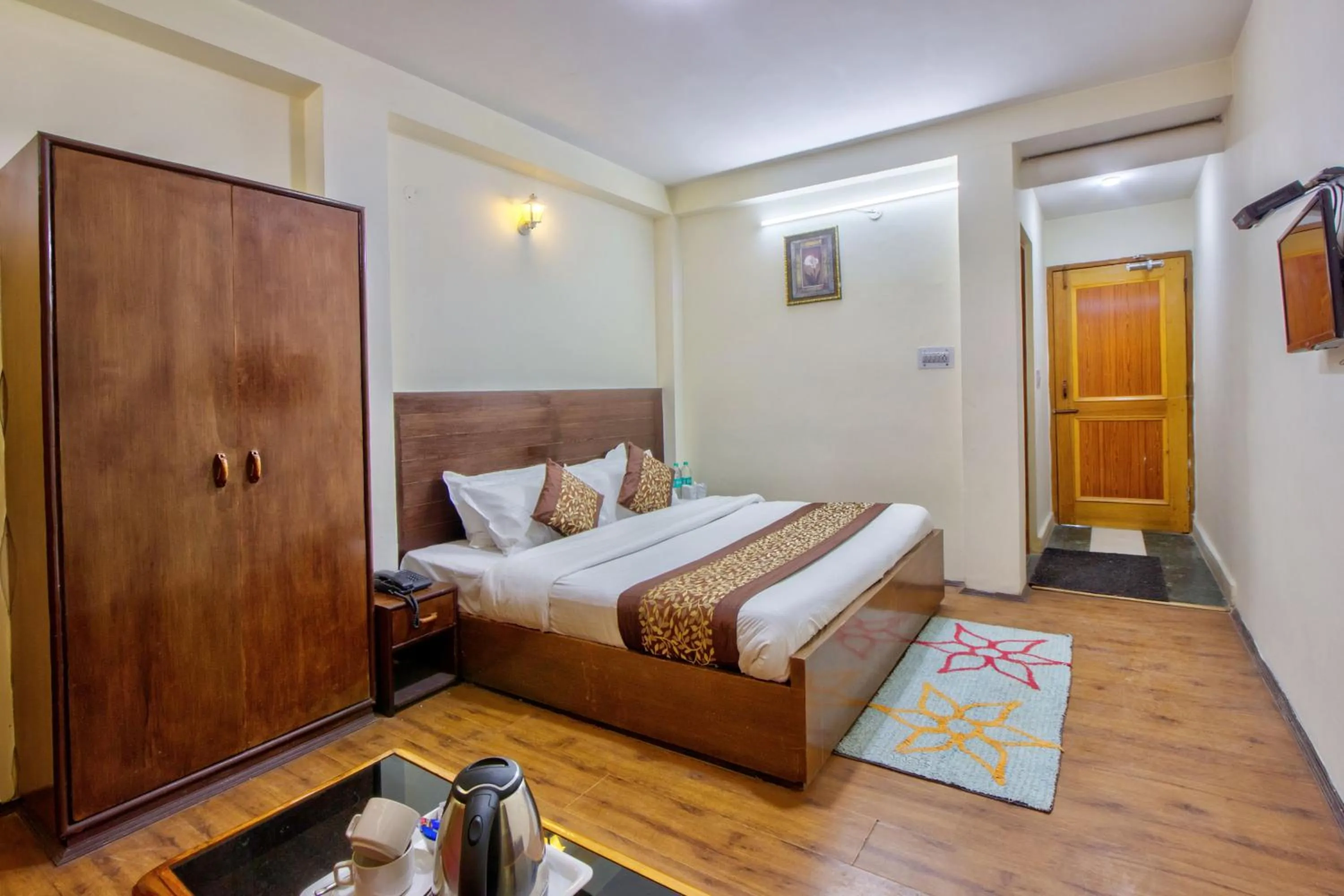 Bed in Thrill Nature Cottage