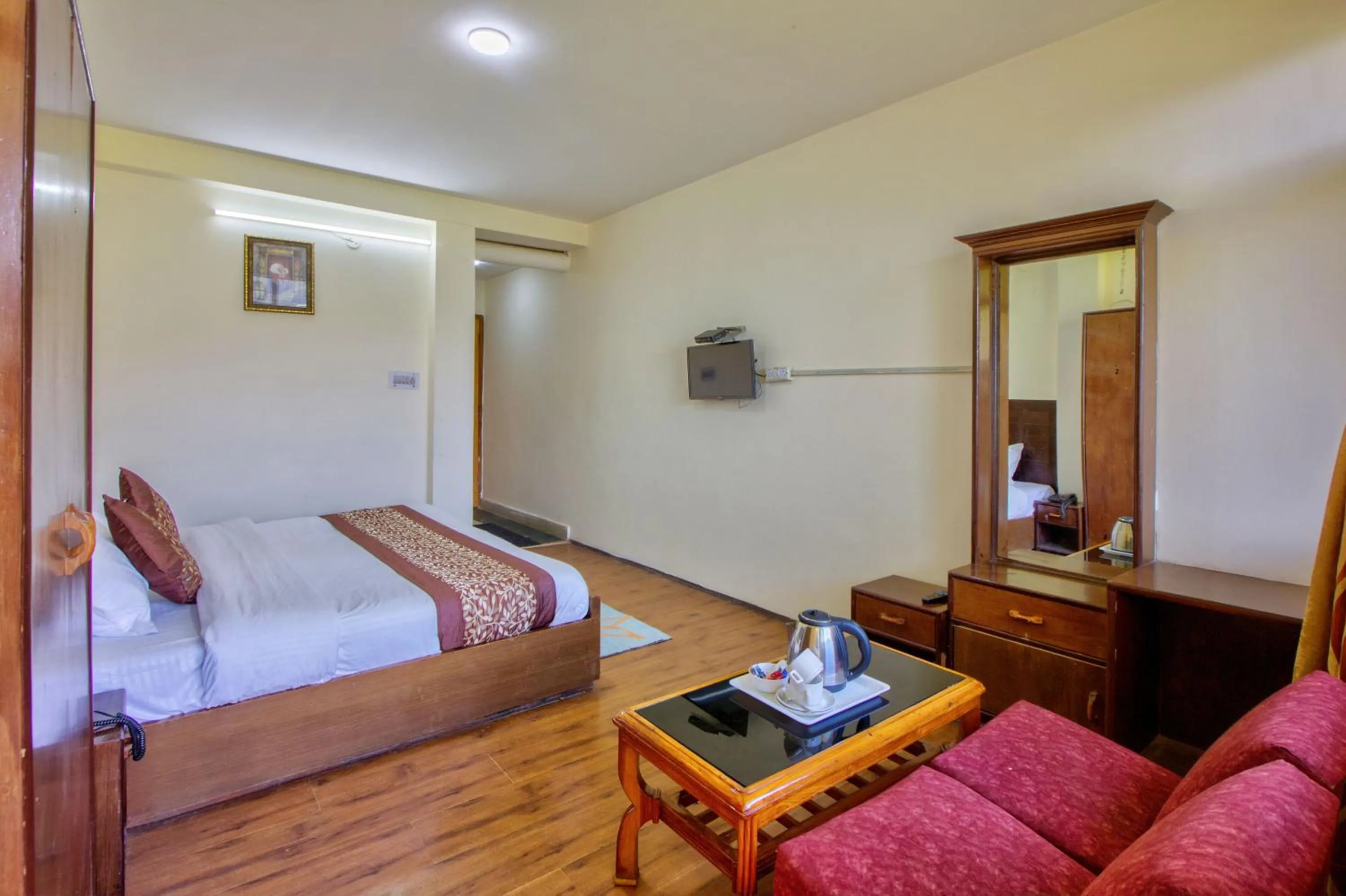 Bed in Thrill Nature Cottage