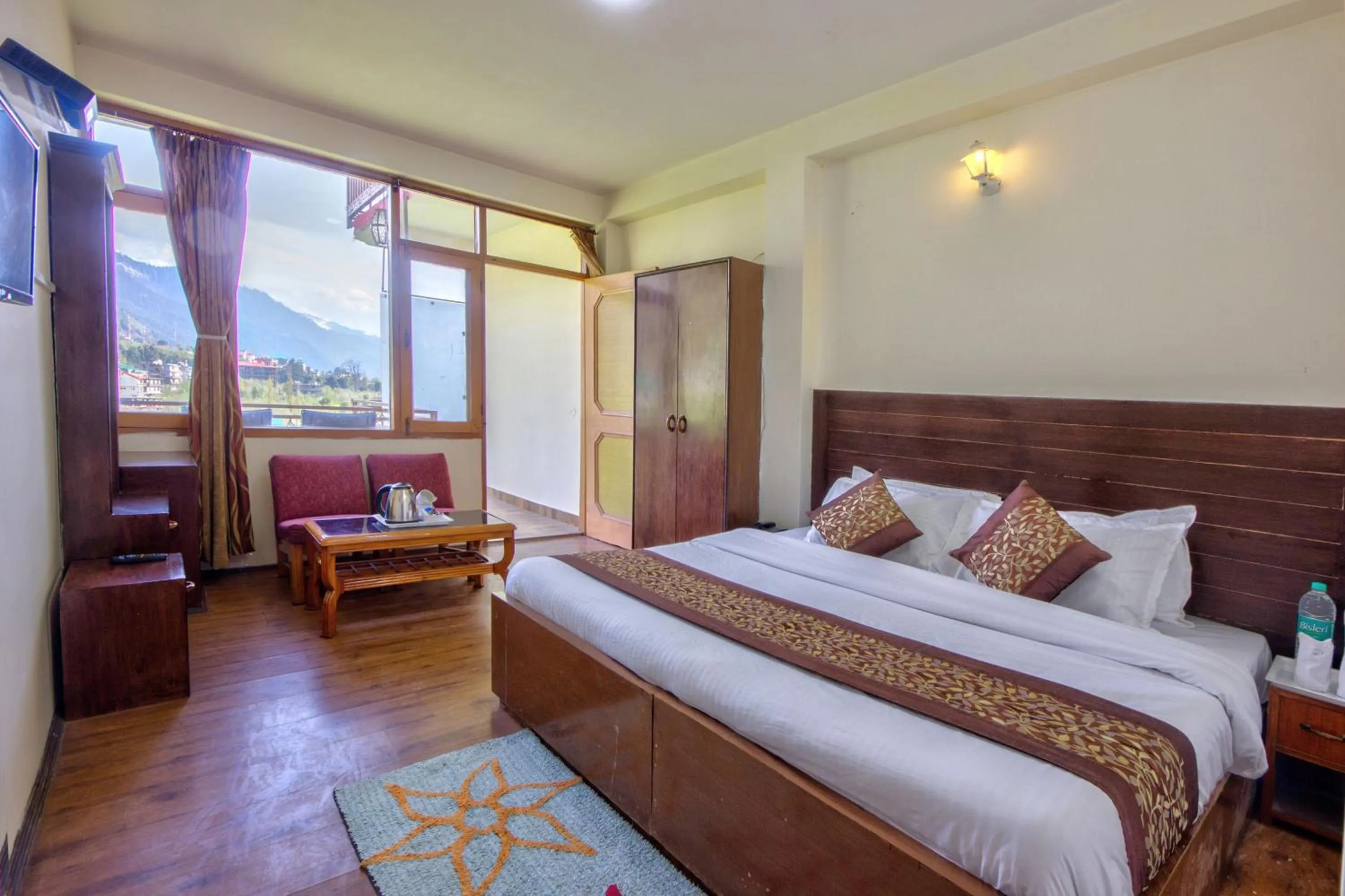 Bed in Thrill Nature Cottage