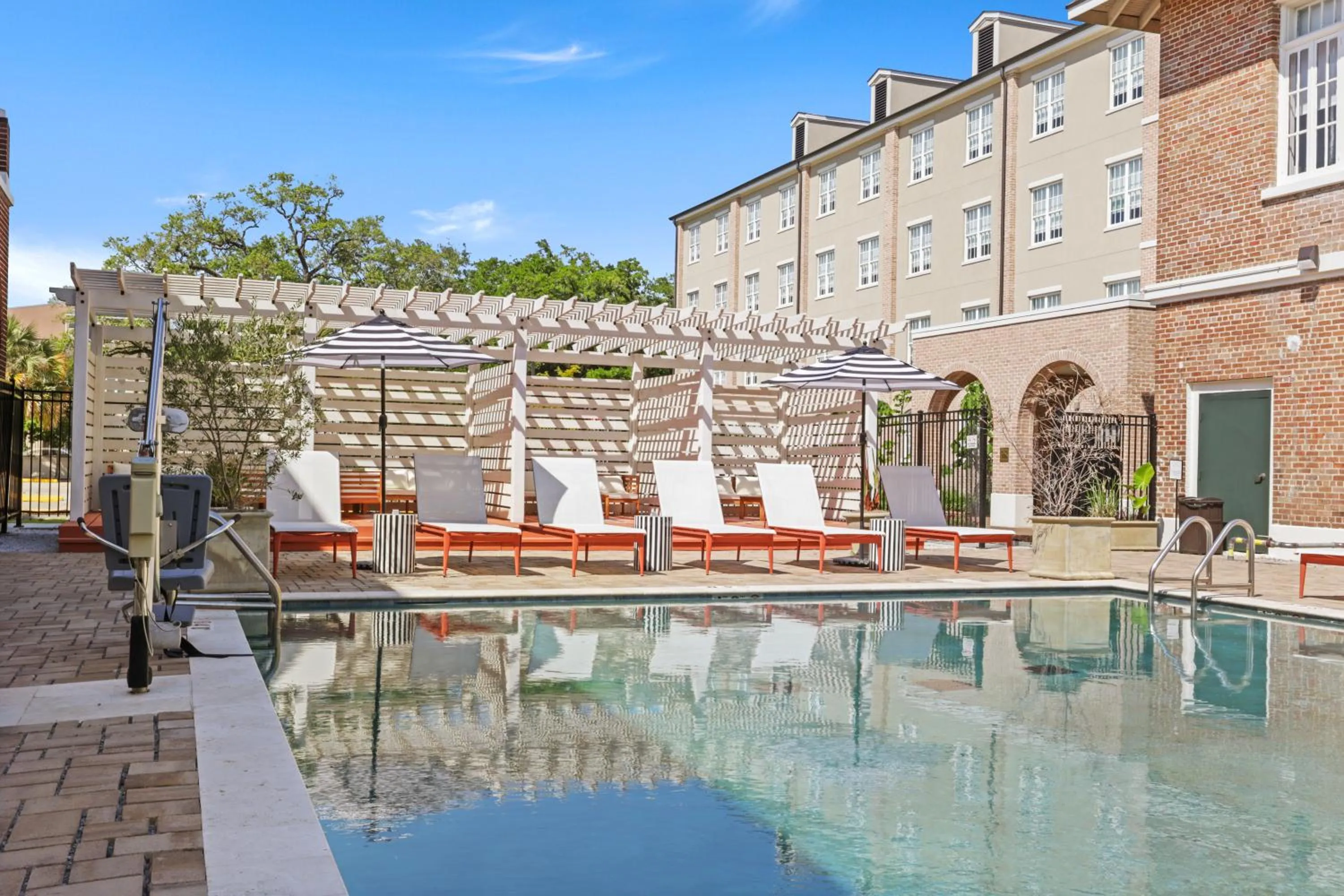 Swimming pool in Bywater Suite Hotel