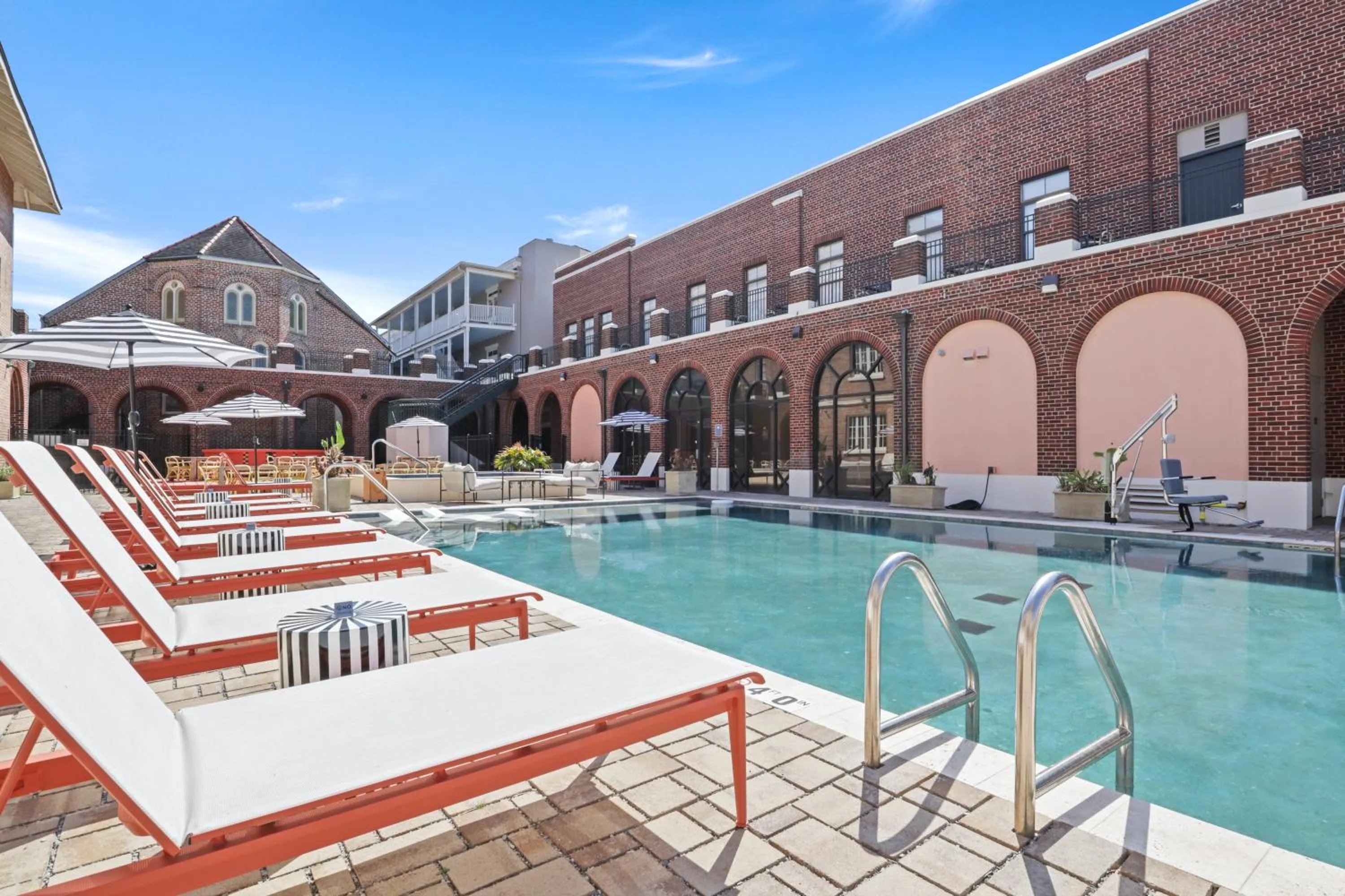 Swimming pool in Bywater Suite Hotel