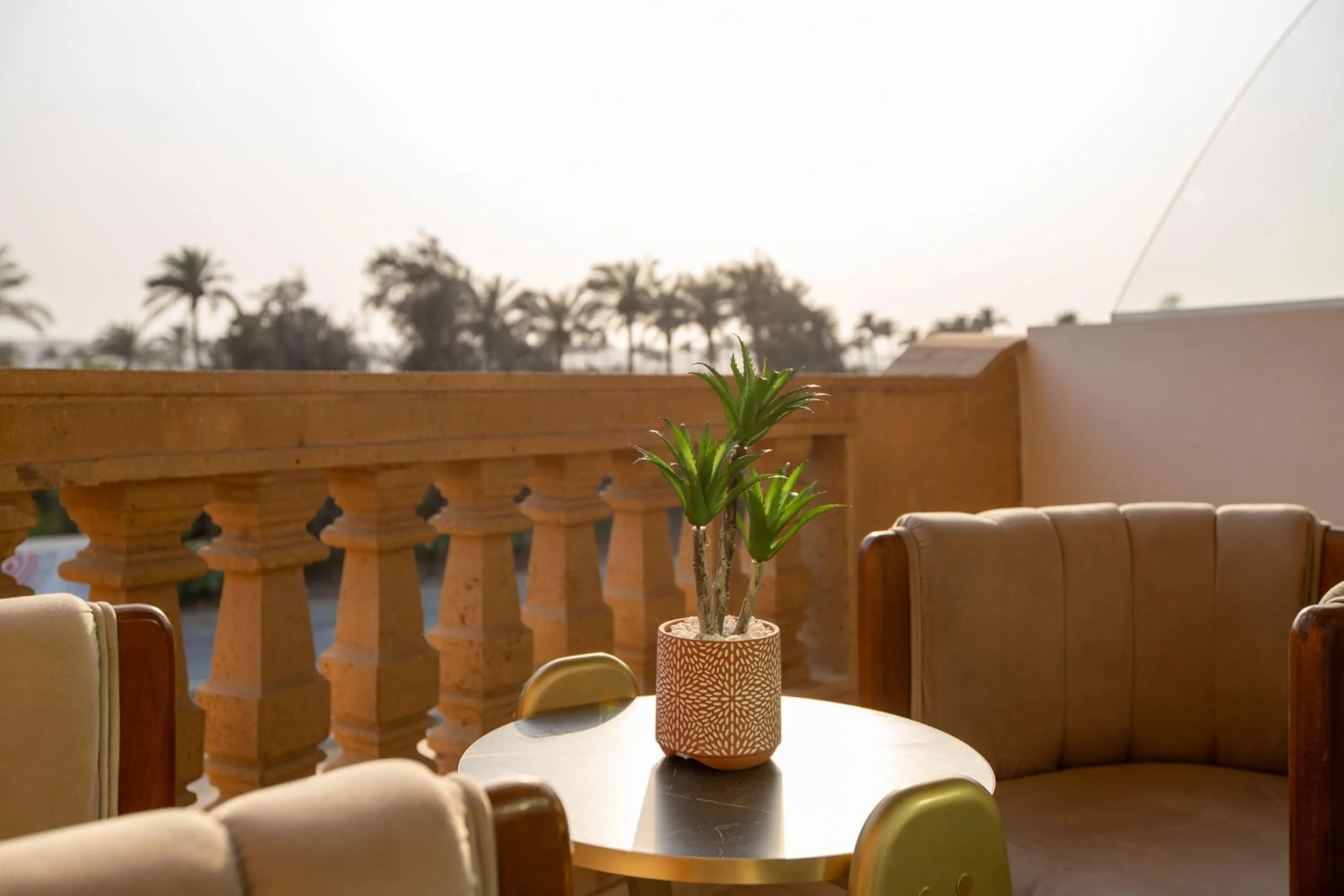 Balcony/Terrace in Pyramids sunrise inn