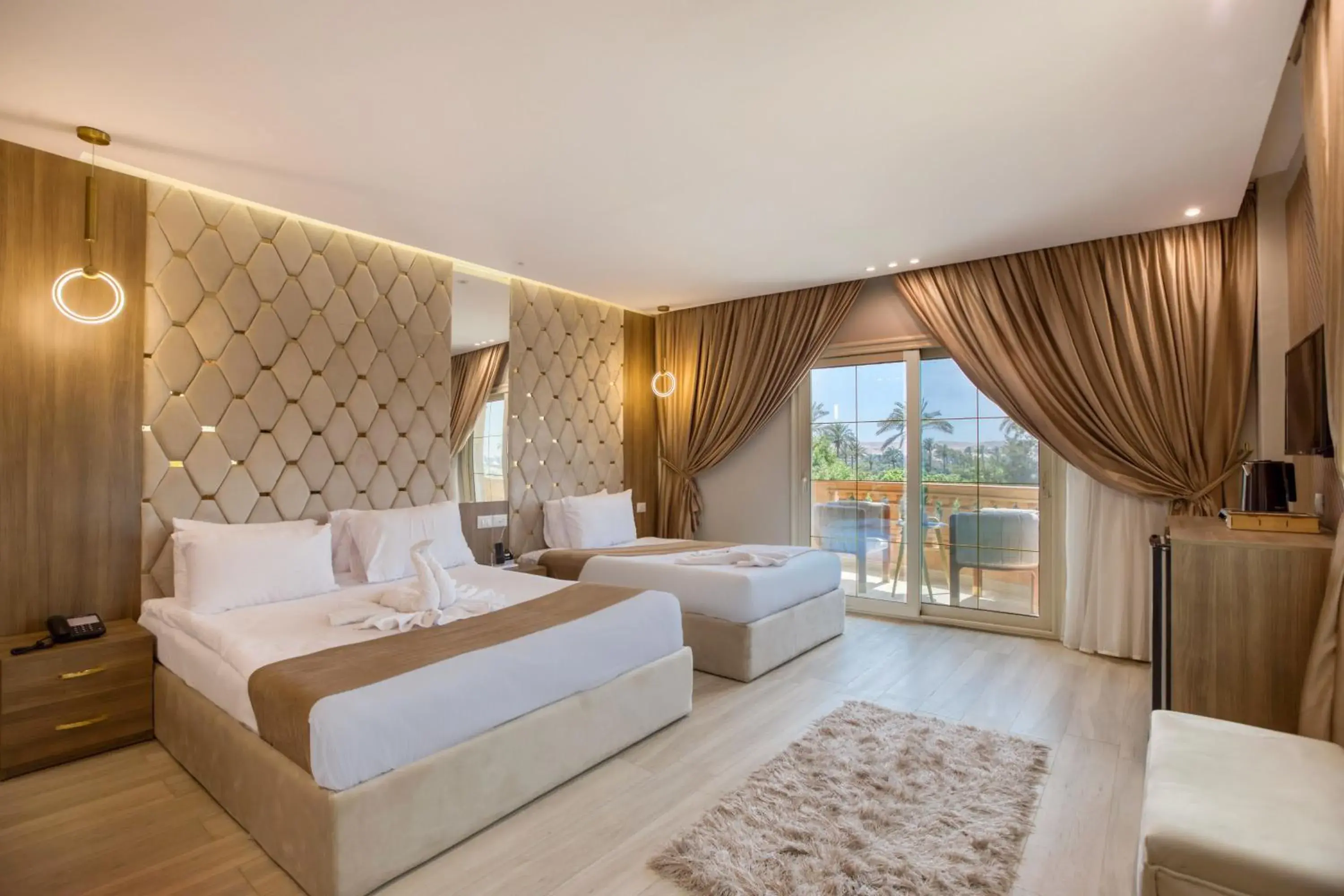 Triple Room with Garden View in Pyramids sunrise inn Triple Room with Garden View in Pyramids sunrise inn