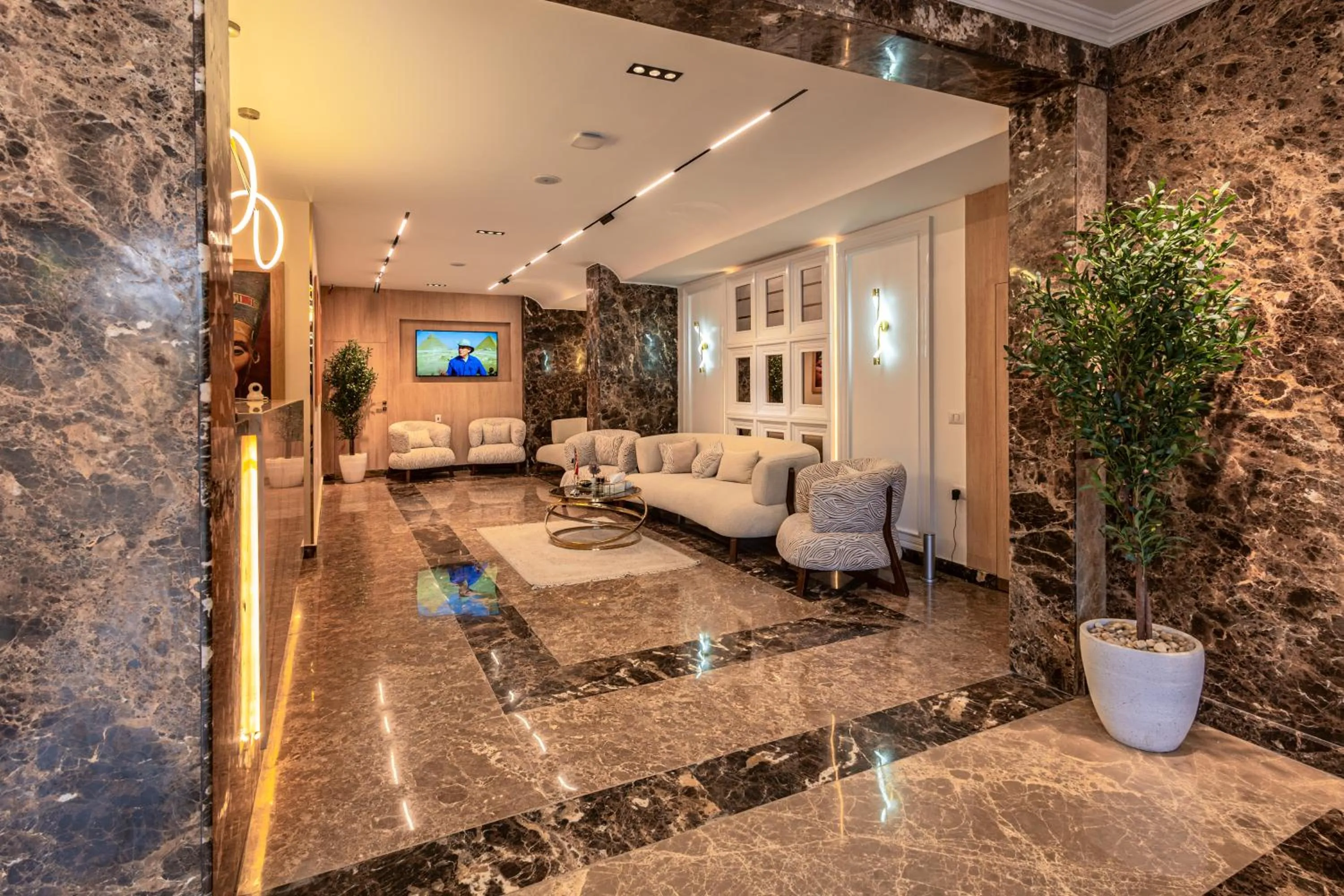 Lobby or reception in Pyramids sunrise inn