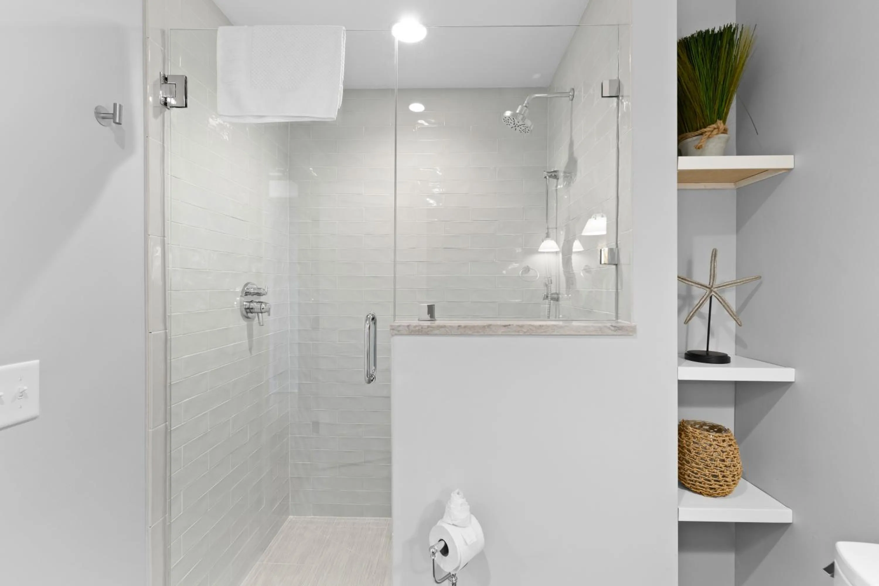 Shower in Marsh Island 9 - Best Sunset on the Island! Renovated Home!