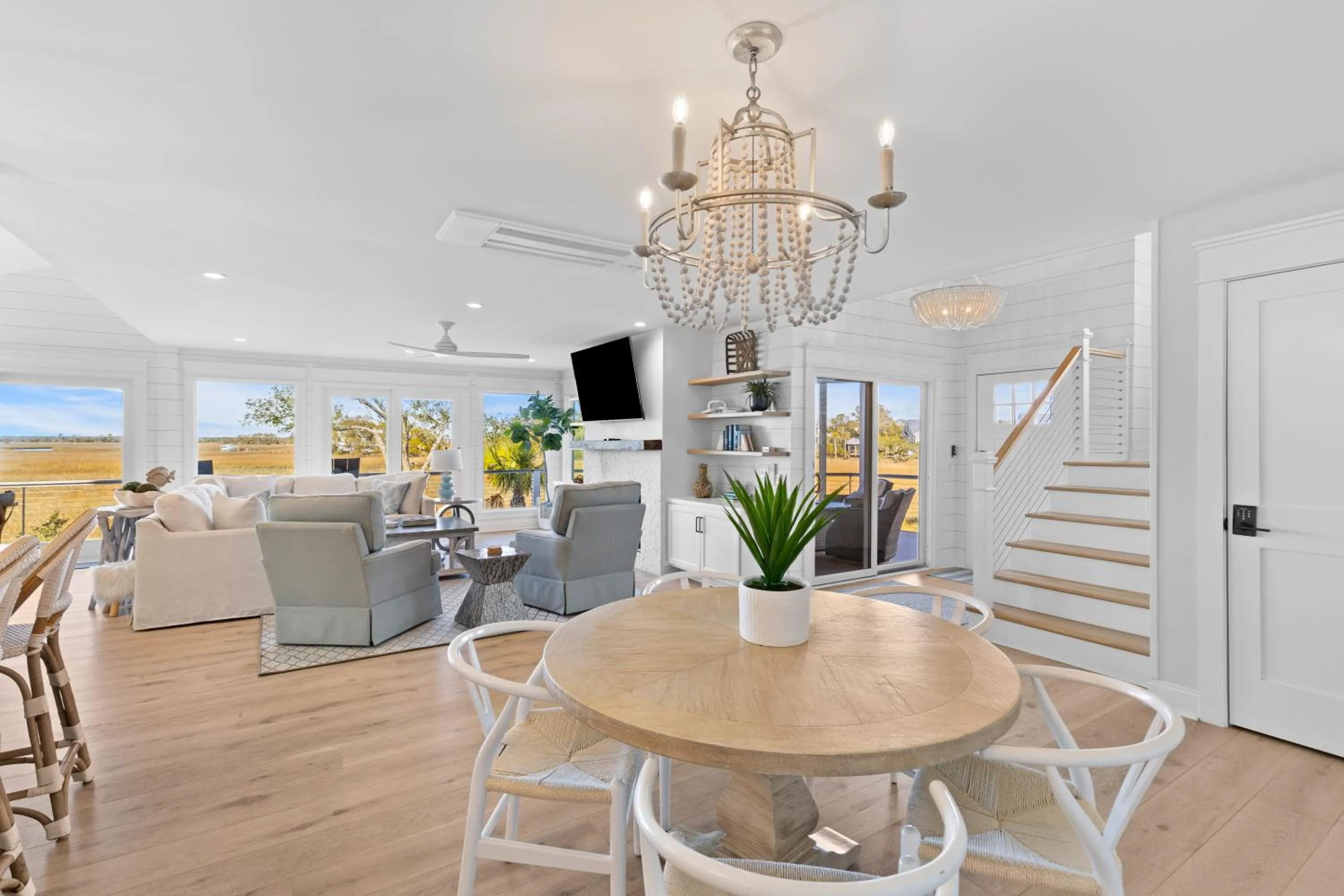 Natural landscape in Marsh Island 9 - Best Sunset on the Island! Renovated Home!
