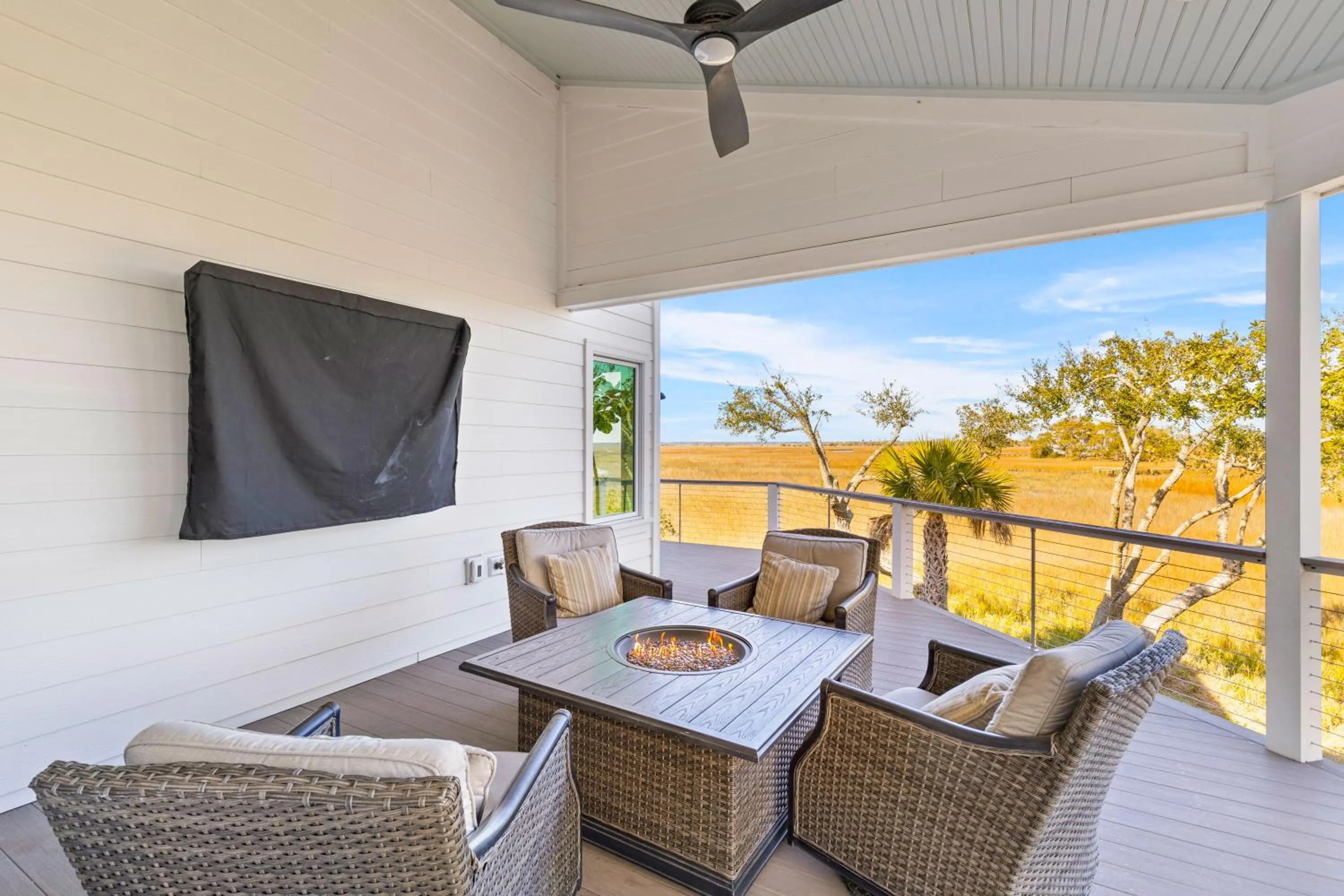 Marsh Island 9 - Best Sunset on the Island! Renovated Home!