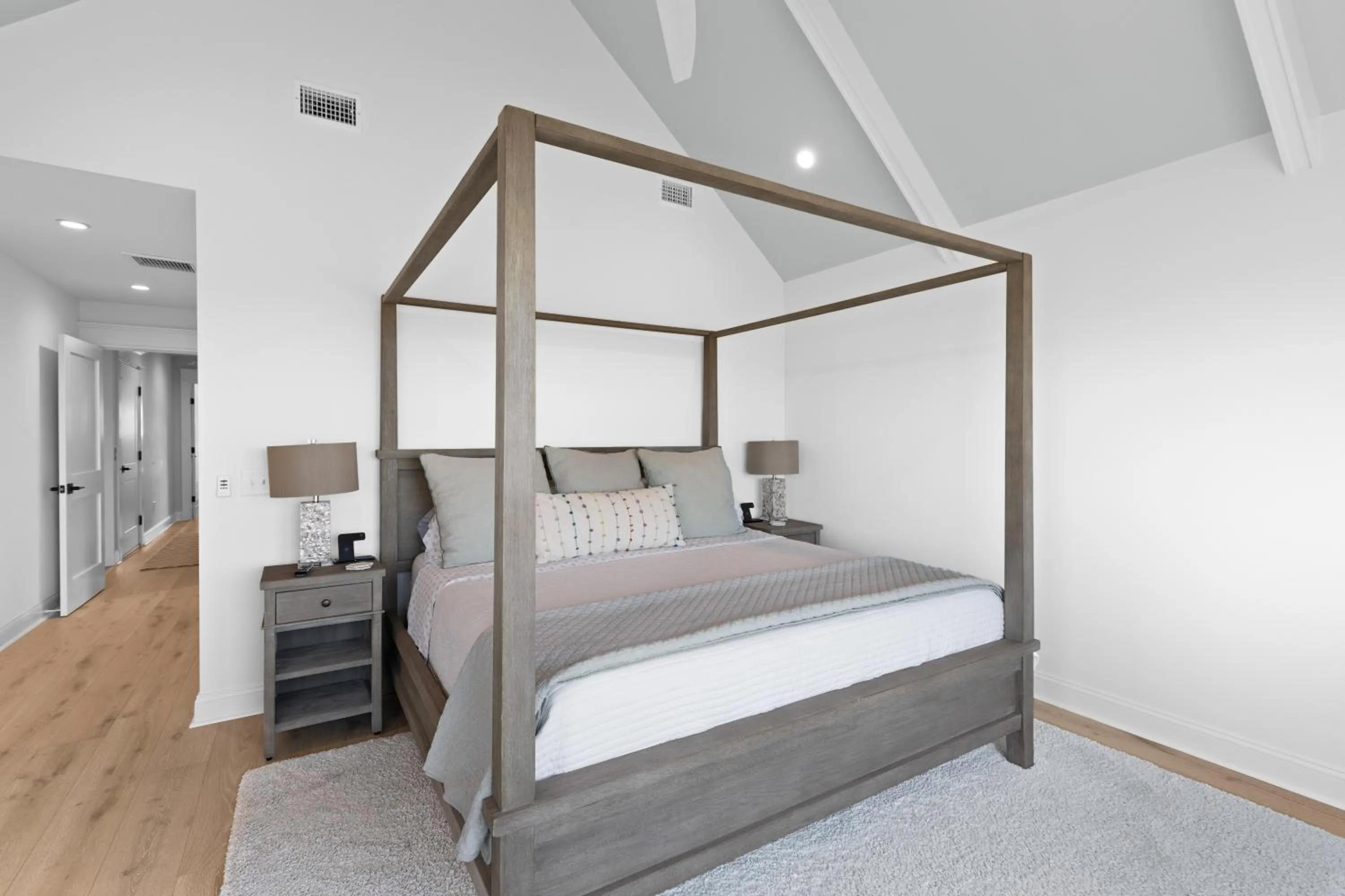 Bedroom, Bed in Marsh Island 9 - Best Sunset on the Island! Renovated Home!